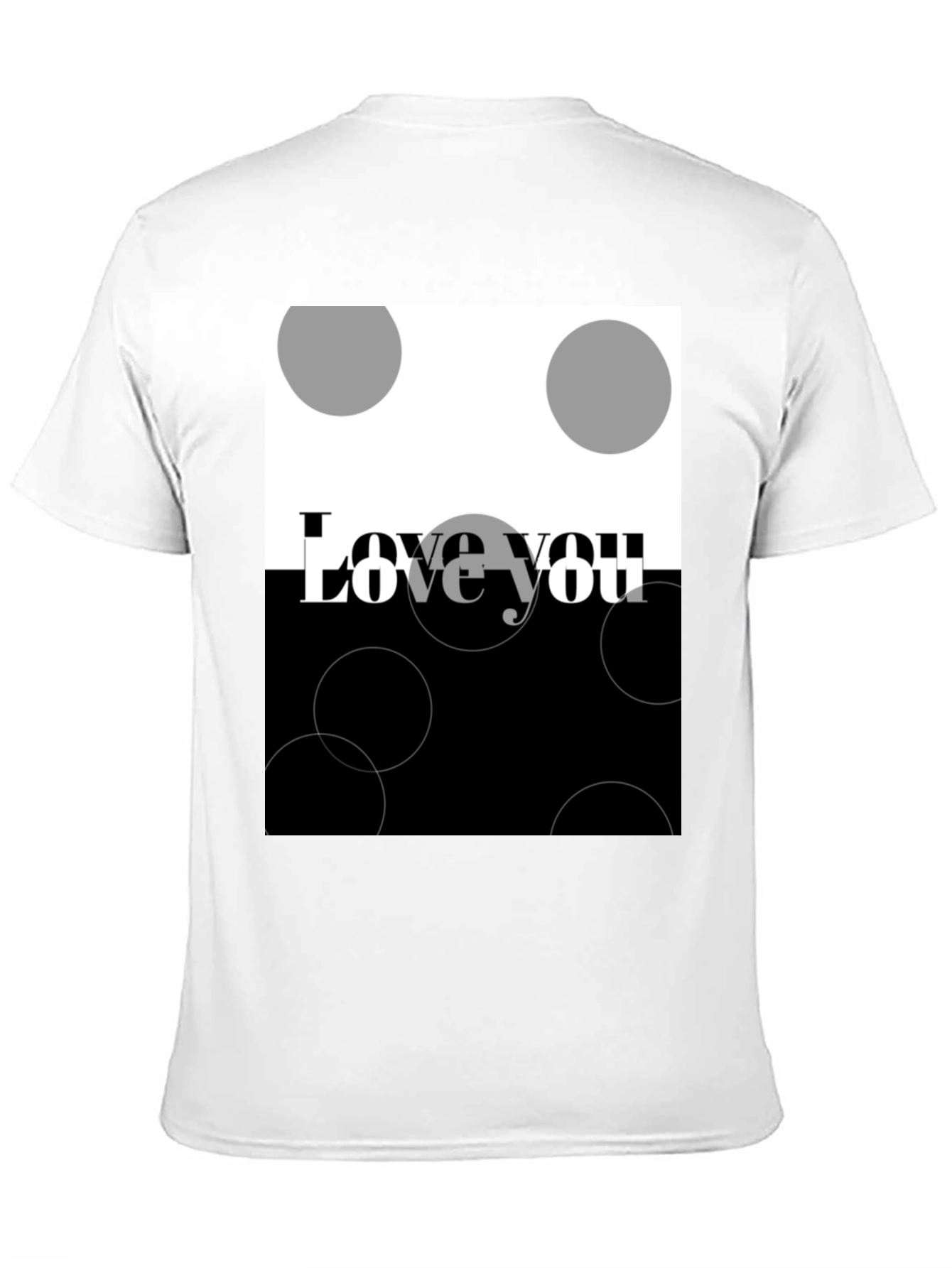 Love You Graphic T-Shirt - Modern Design