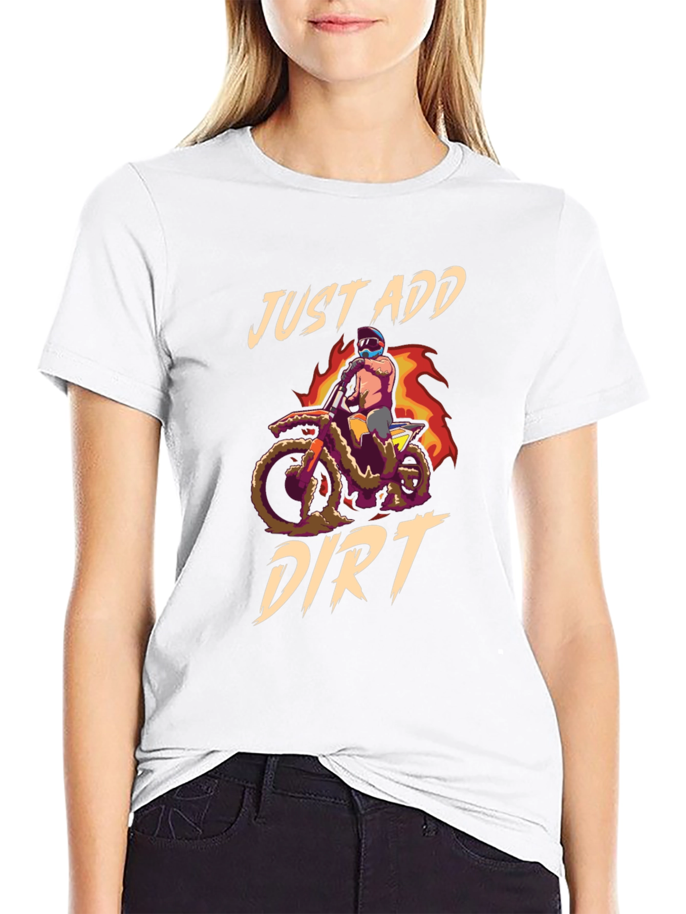 Just Add Dirt Motocross Graphic Tee