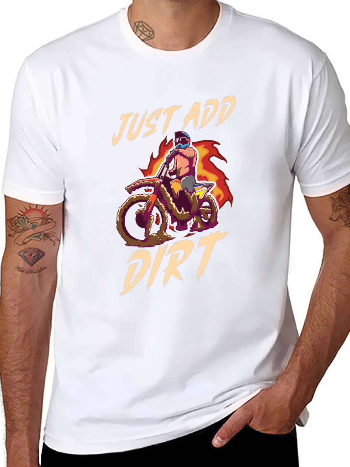 Just Add Dirt Motocross Graphic Tee
