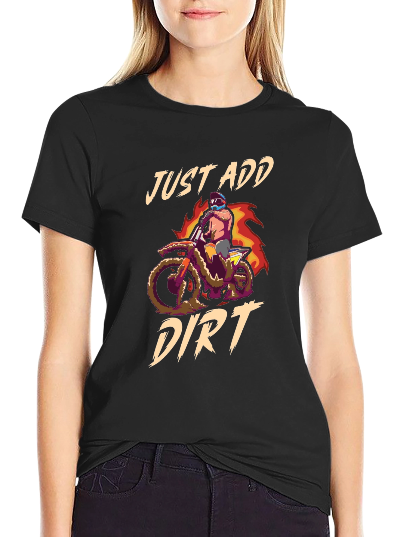 Just Add Dirt Motocross Graphic Tee
