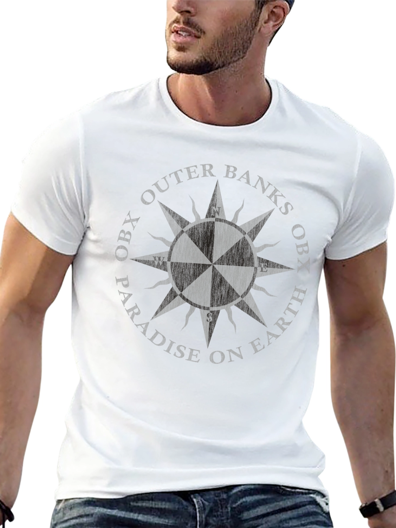 Outer Banks Compass T-Shirt - OBX Paradise Tee