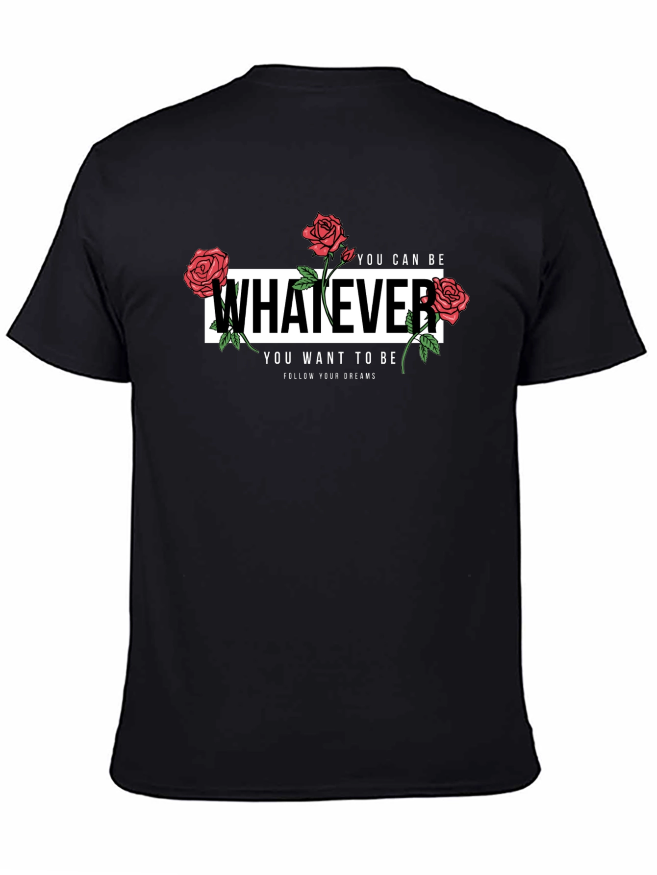Whatever Rose Graphic T-Shirt