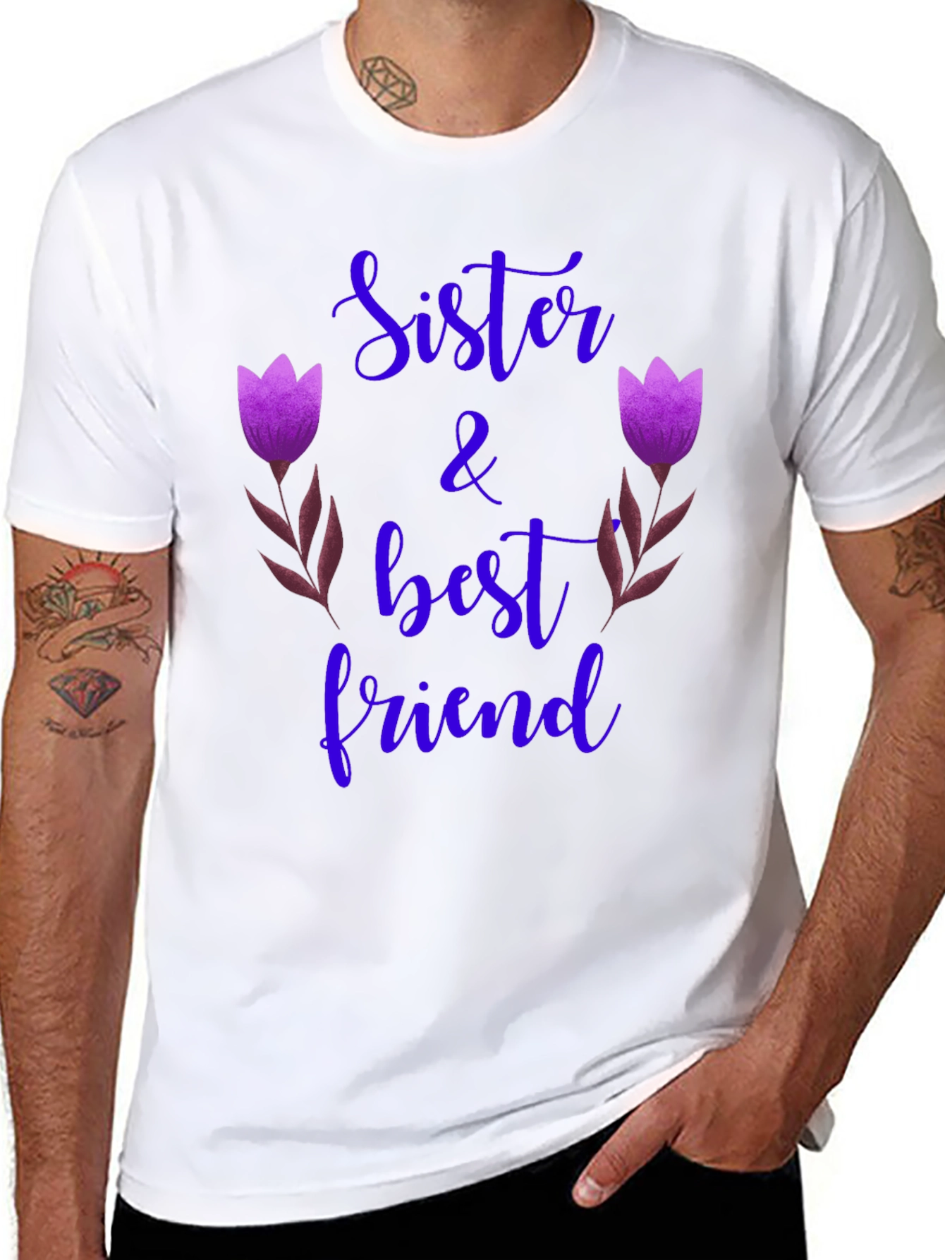 Sister & Best Friend Graphic Tee