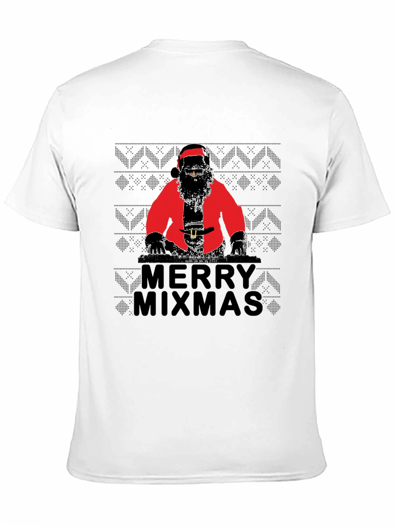 Merry Mixmas DJ Santa T-Shirt - Holiday Party