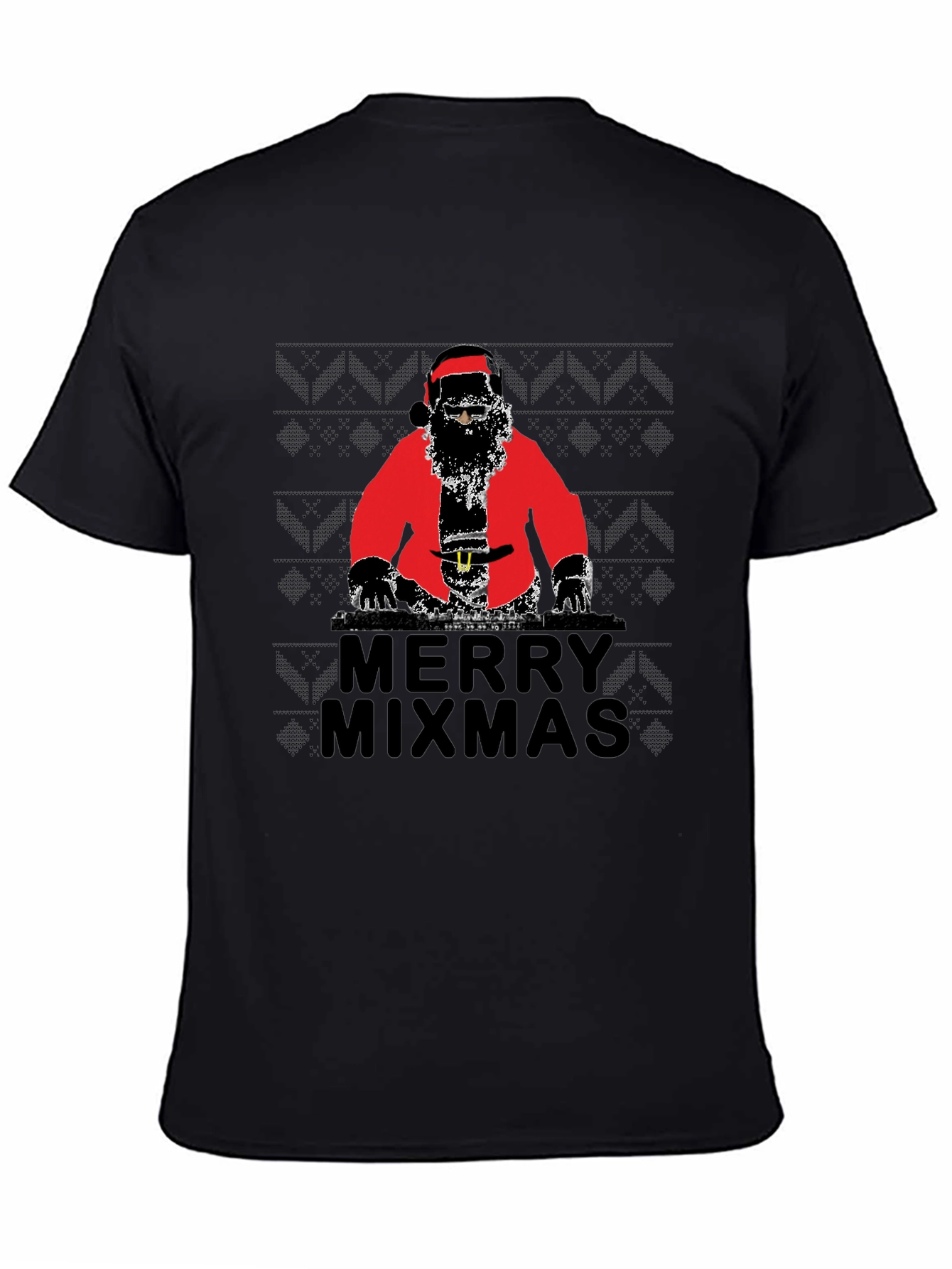 Merry Mixmas DJ Santa T-Shirt - Holiday Party