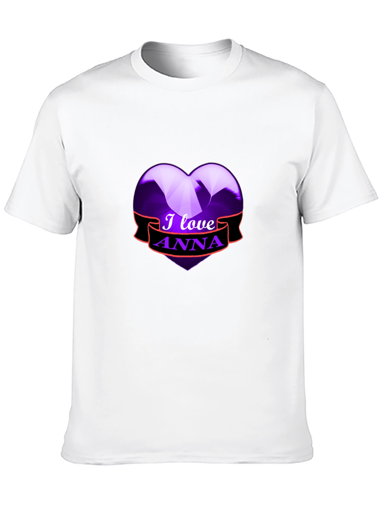 I Love Anna Graphic Tee - Heart Design