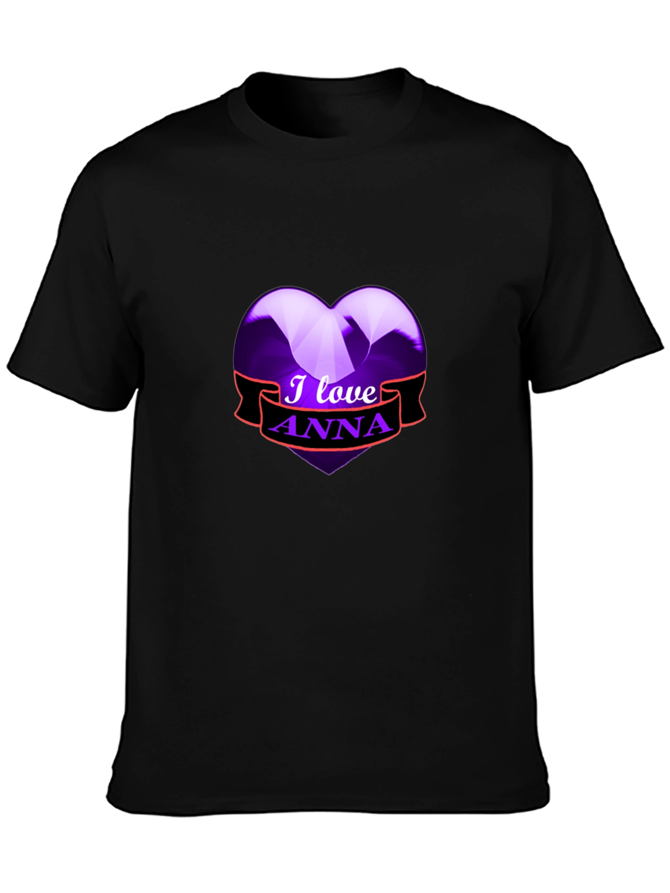 I Love Anna Graphic Tee - Heart Design
