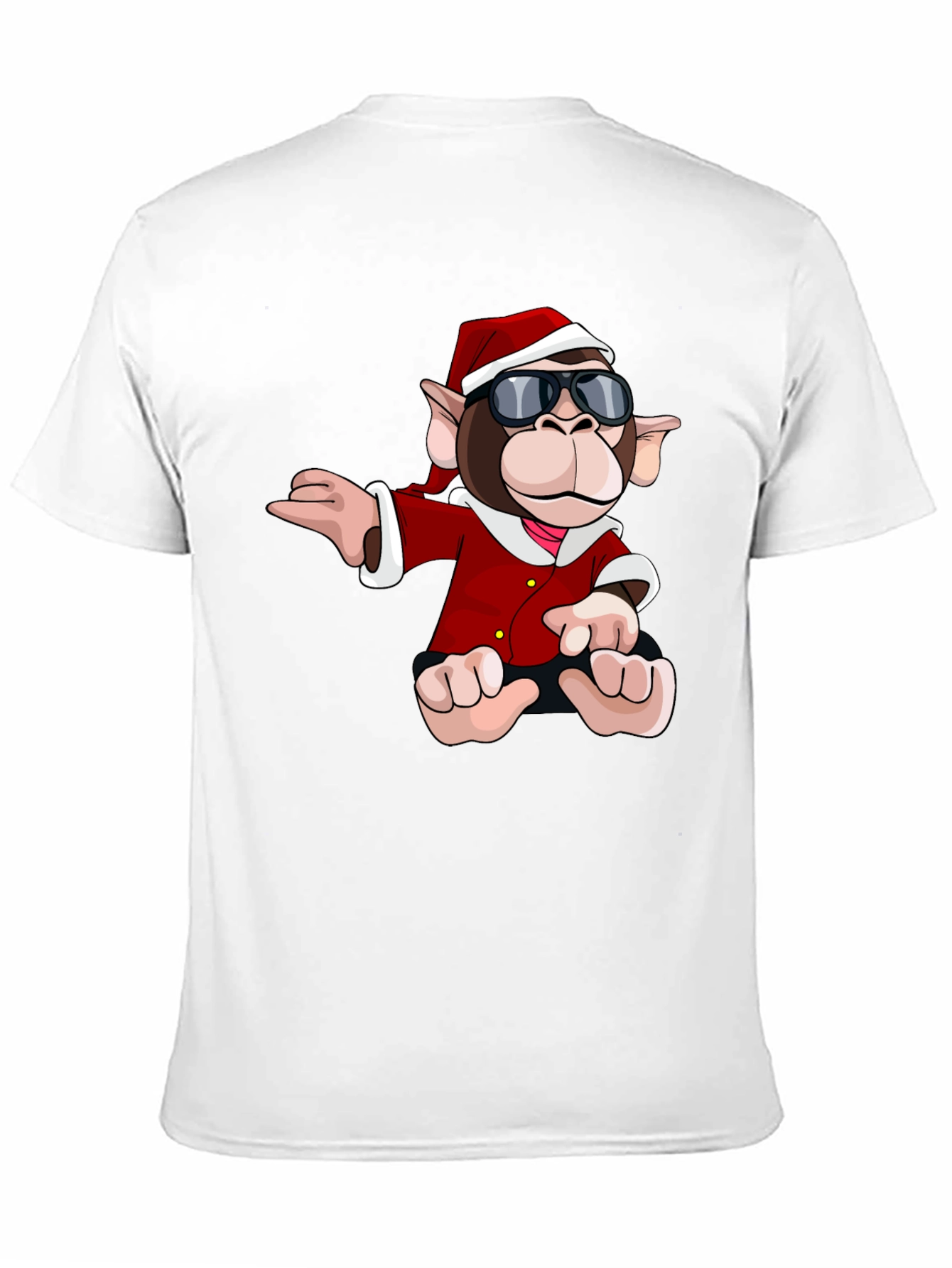 Santa Monkey Graphic Tee
