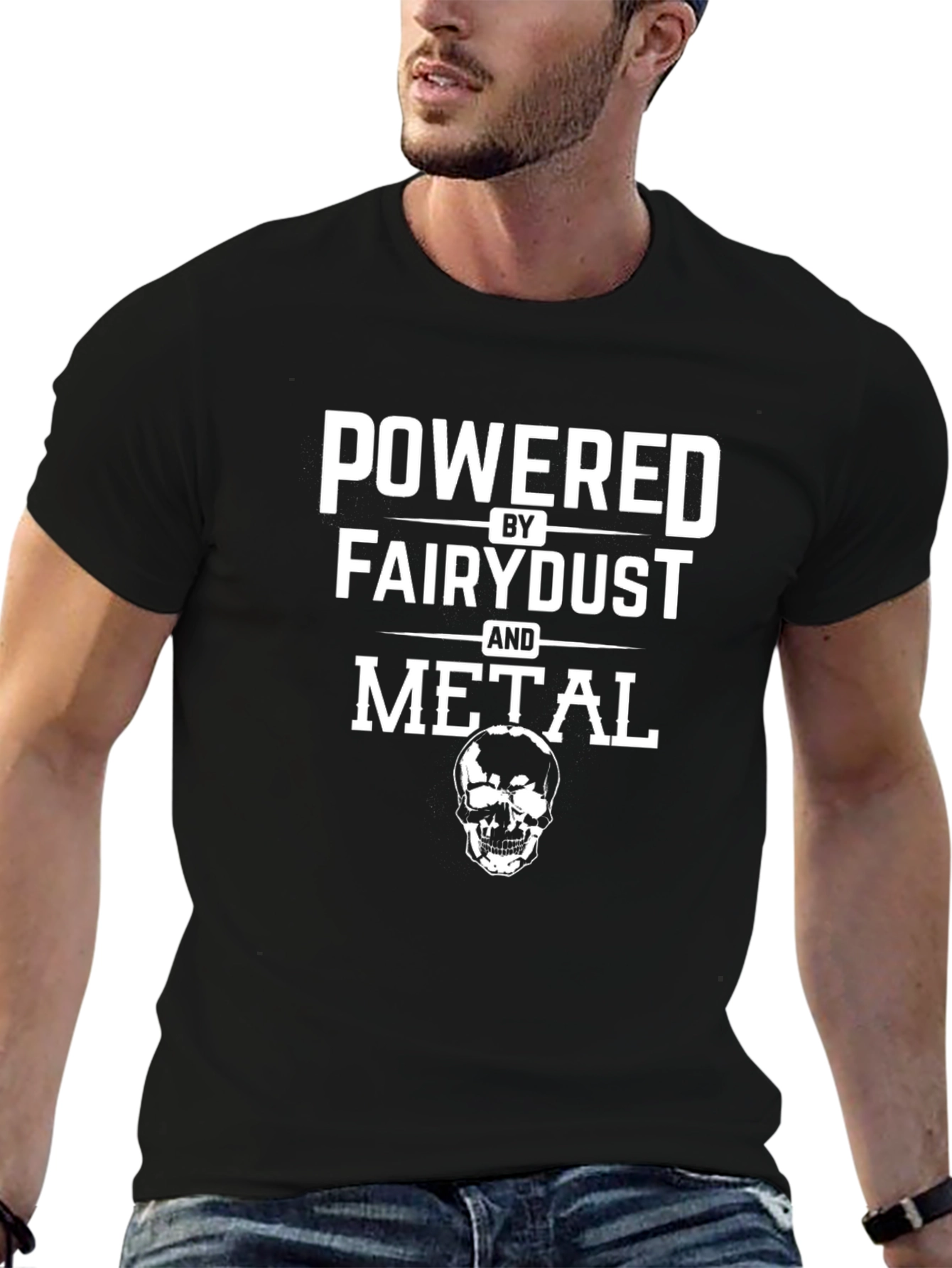 Powered by Fairydust and Metal Graphic T-Shirt