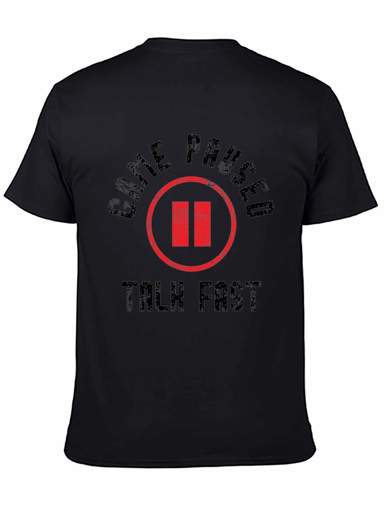 Game Paused Talk Fast Graphic Tee - Gamer Shirt