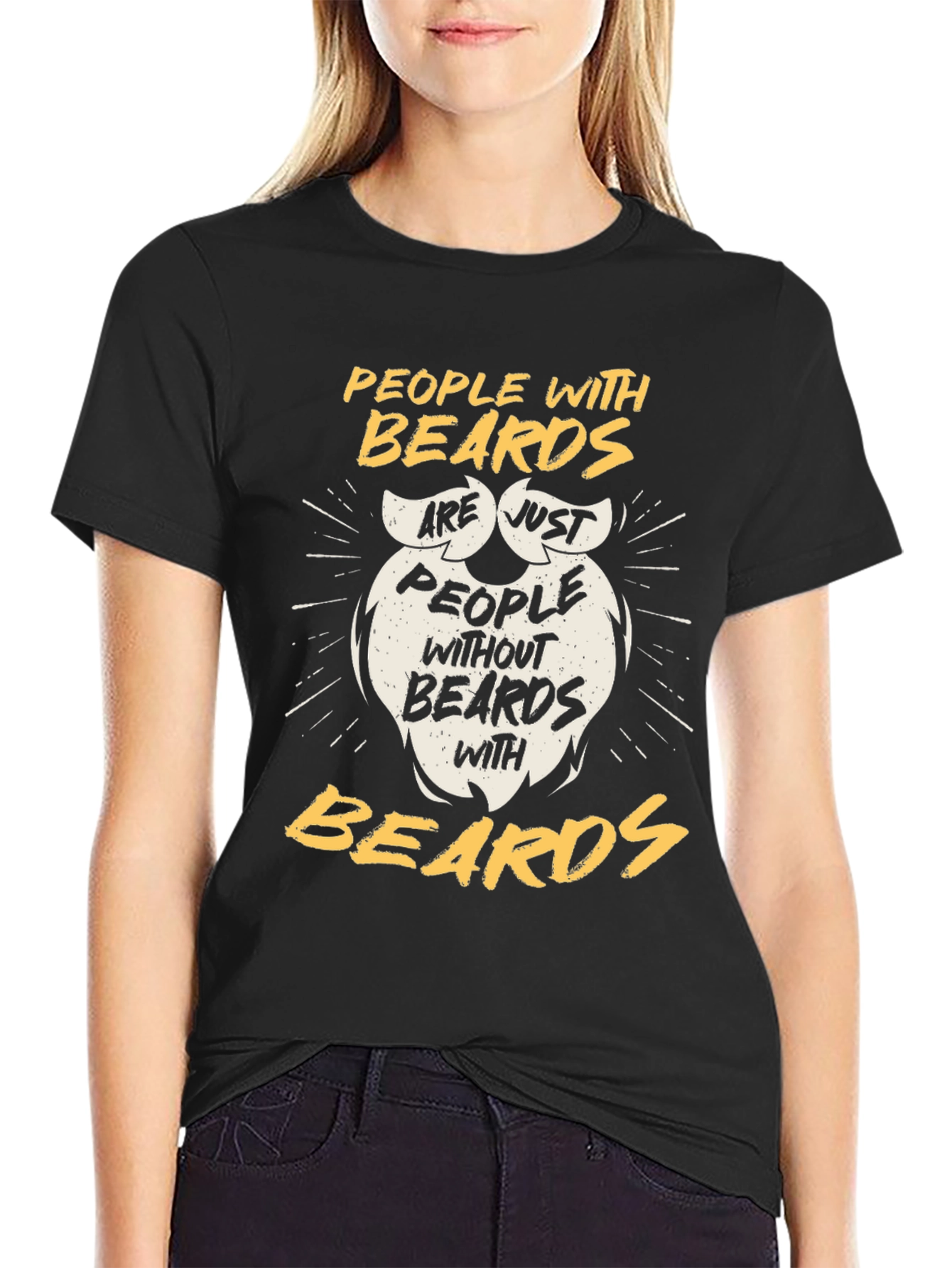 Funny Beard T-Shirt - People with Beards