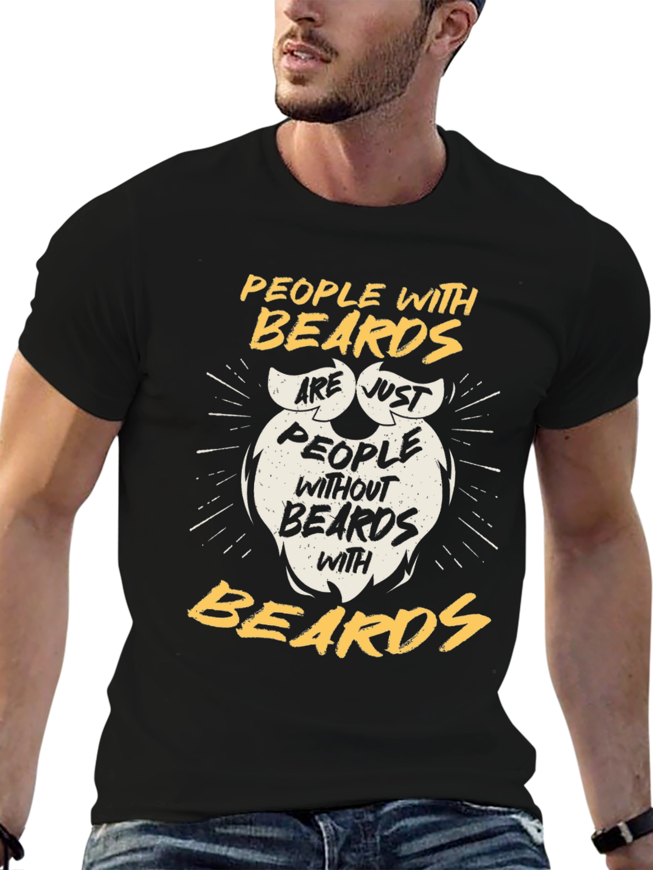 Funny Beard T-Shirt - People with Beards