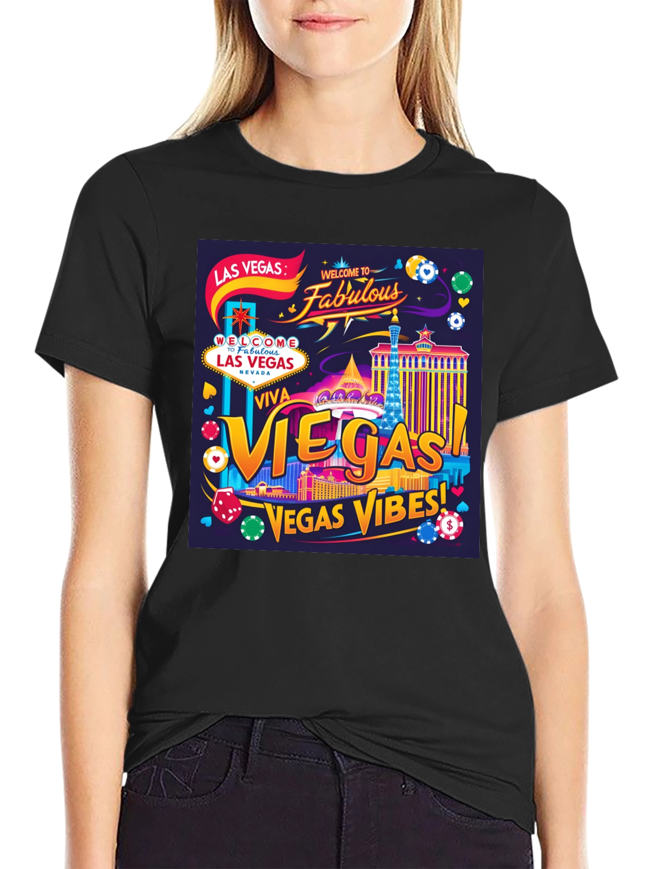 Vegas Vibes Graphic T-Shirt