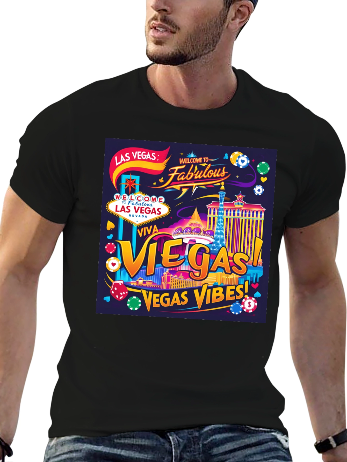 Vegas Vibes Graphic T-Shirt