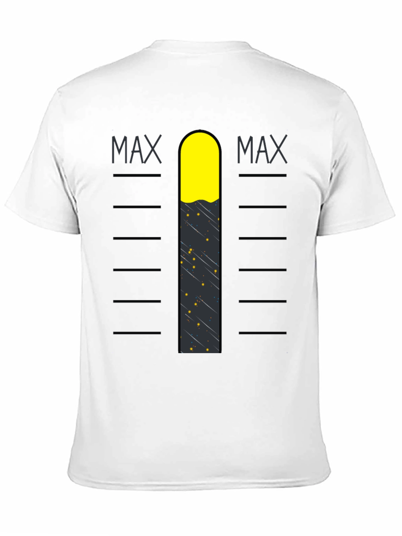 Max Level Graphic Tee - Black Cotton Blend