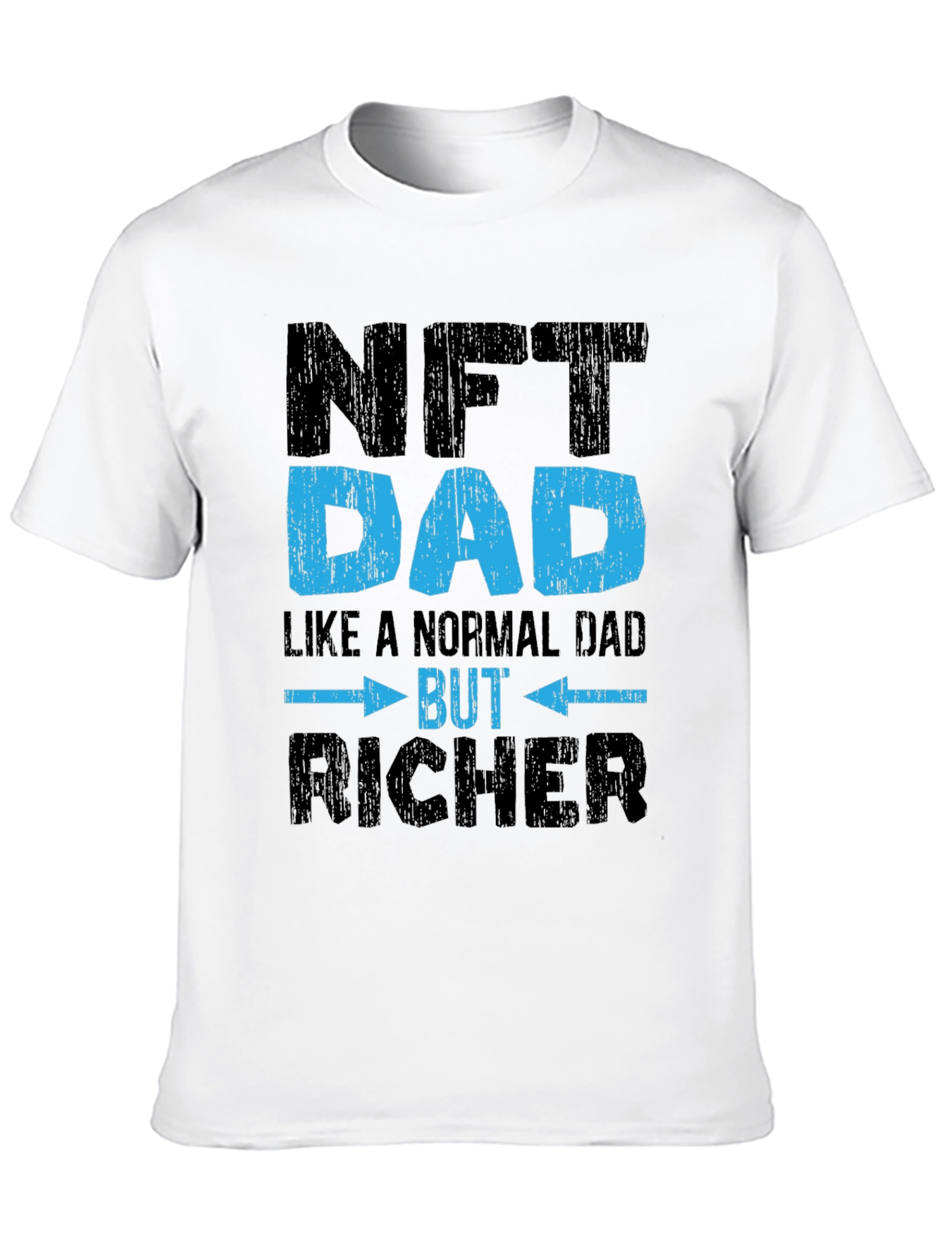 NFT Dad Graphic T-Shirt - Richer Dad Humor