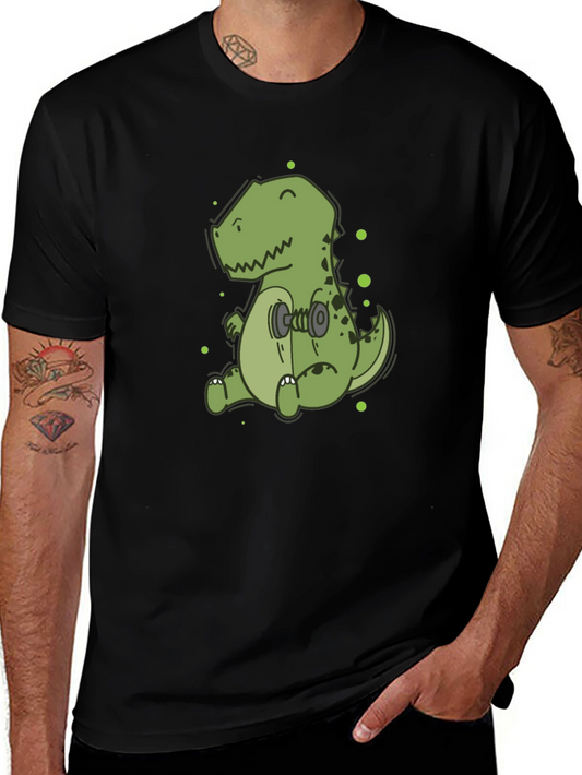 Dino Lifting Weights T-Shirt