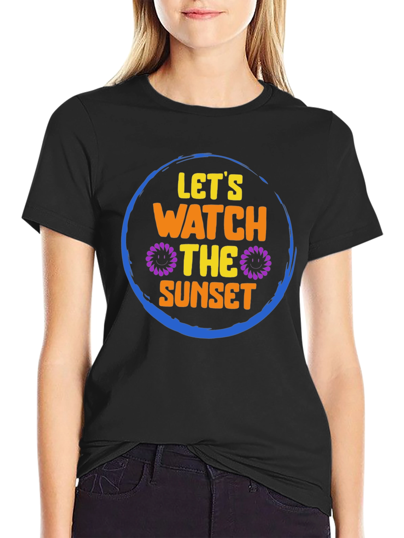 Lets Watch The Sunset Graphic Tee