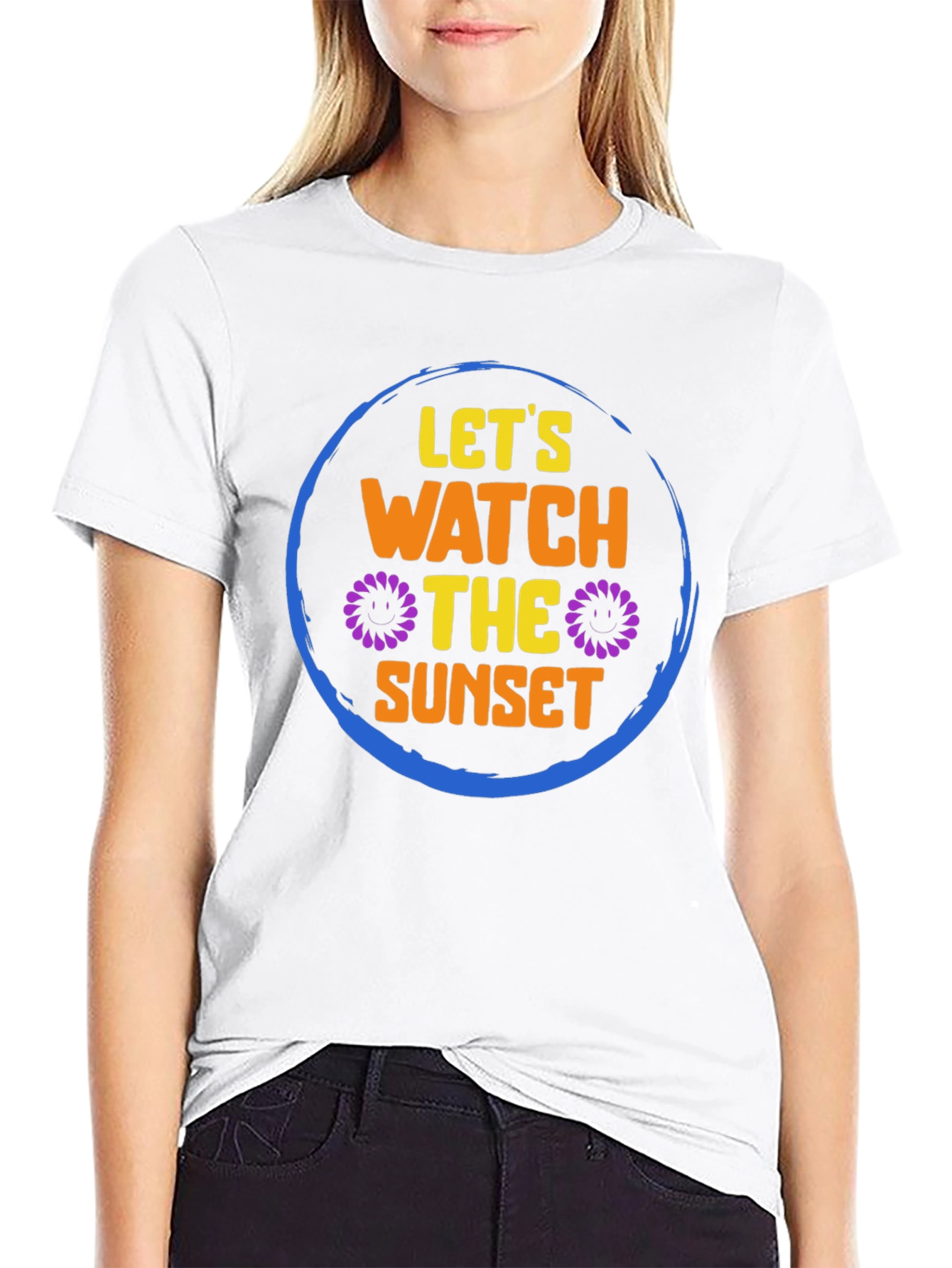Lets Watch The Sunset Graphic Tee