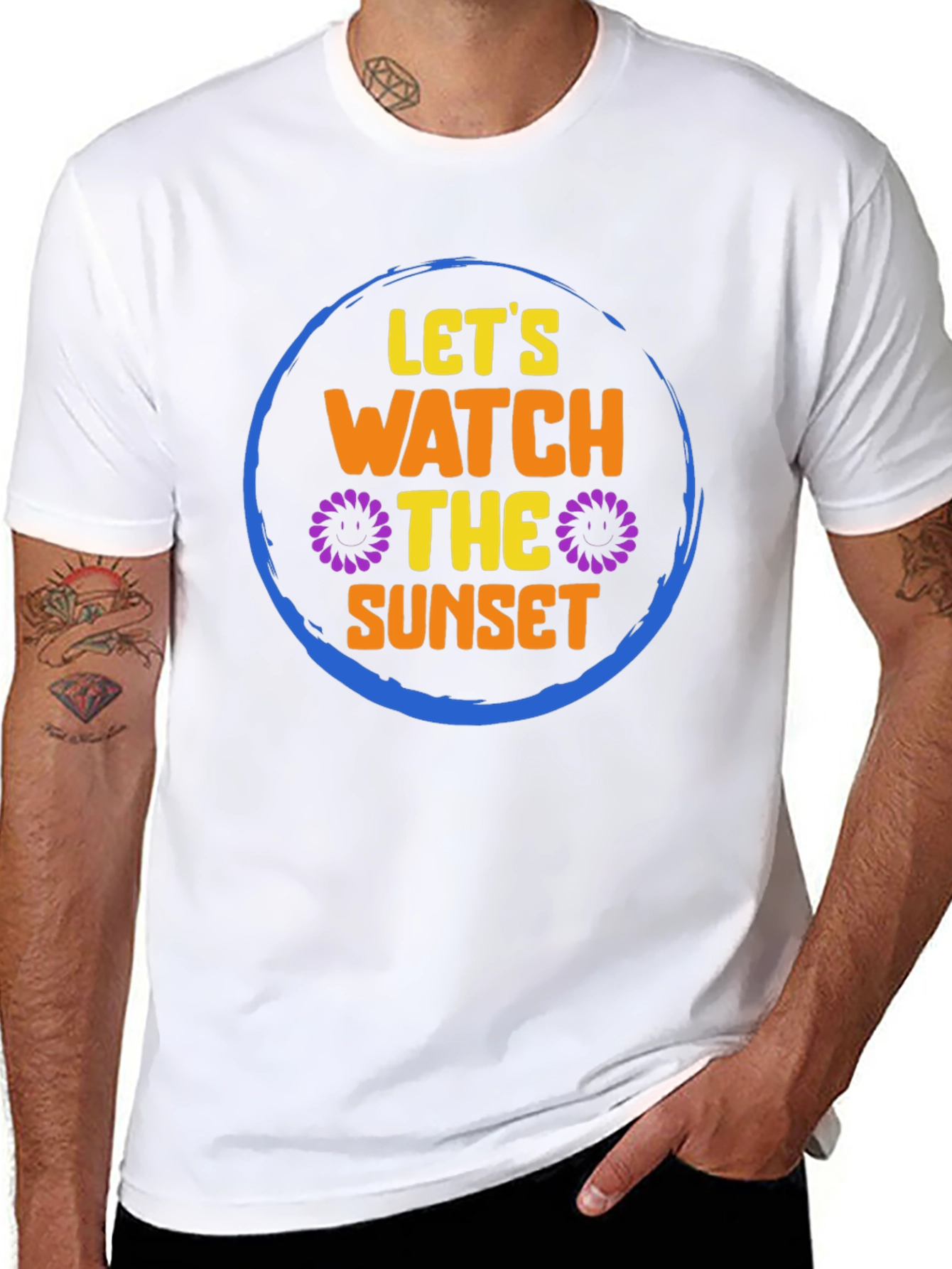Lets Watch The Sunset Graphic Tee