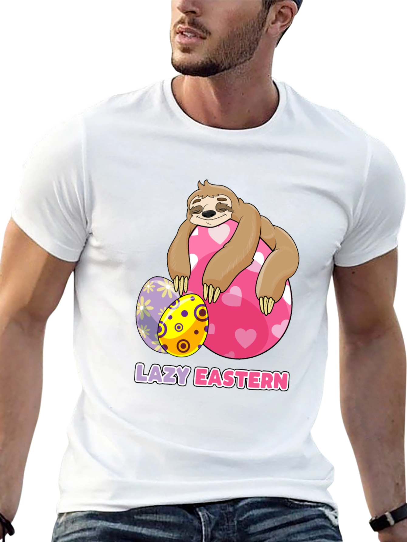 Lazy Easter Sloth T-Shirt