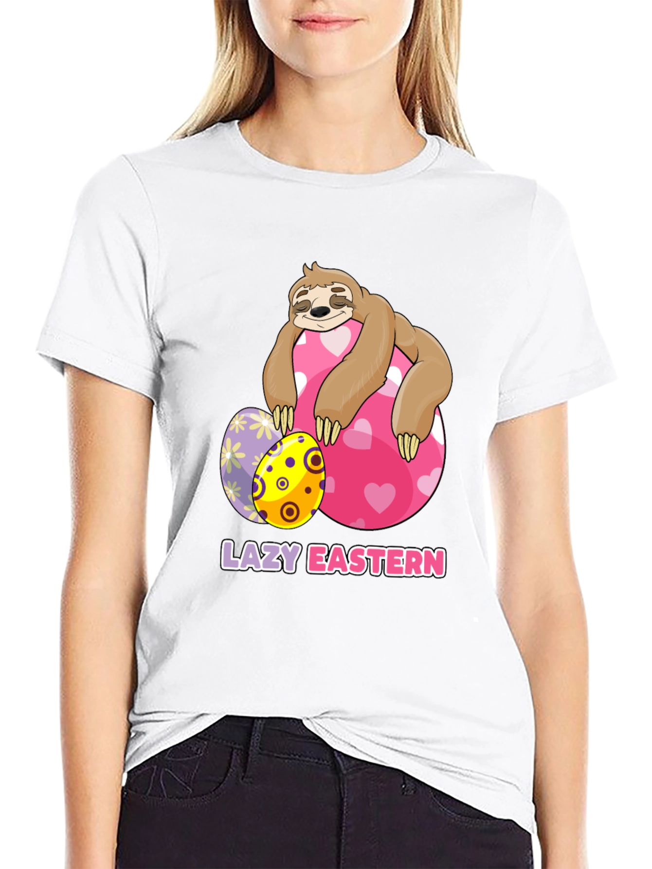 Lazy Easter Sloth T-Shirt