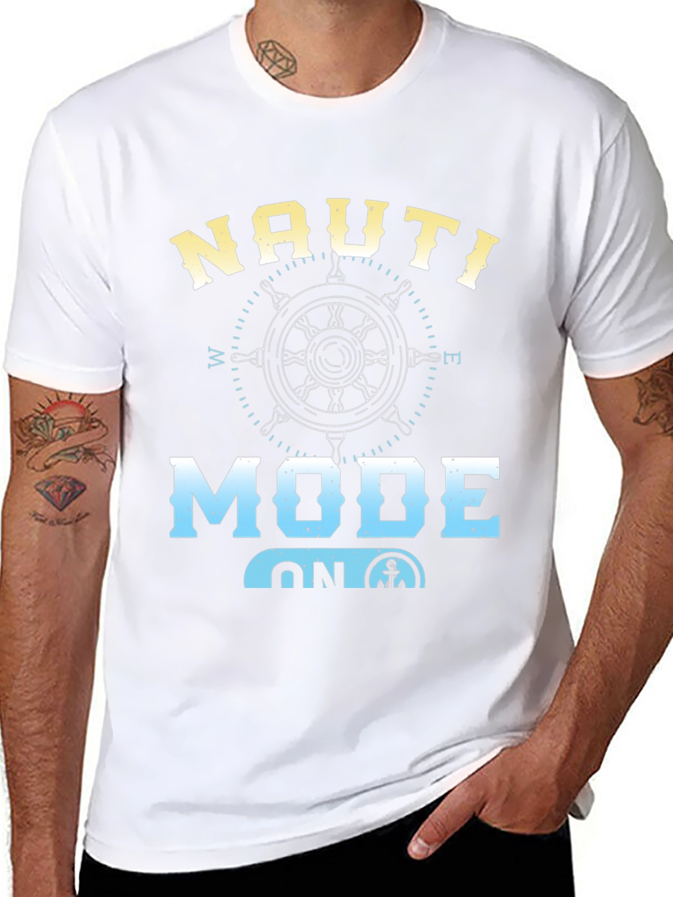 Nauti Mode On Graphic T-Shirt
