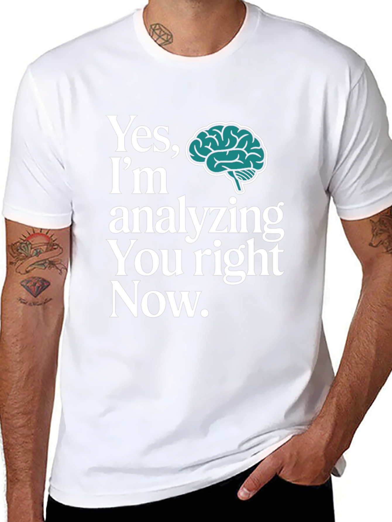 Analyzing You Brain Graphic T-Shirt