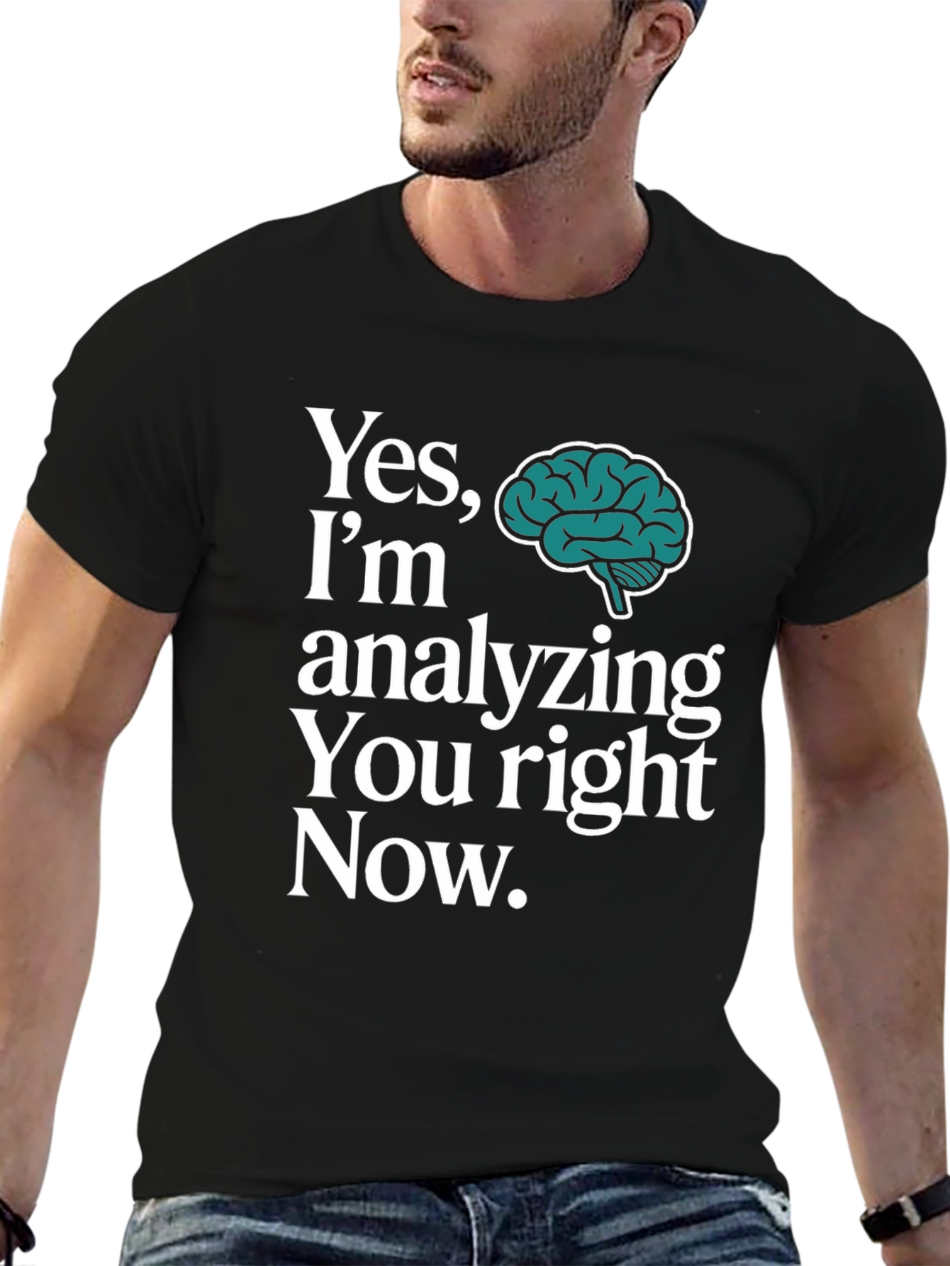 Analyzing You Brain Graphic T-Shirt