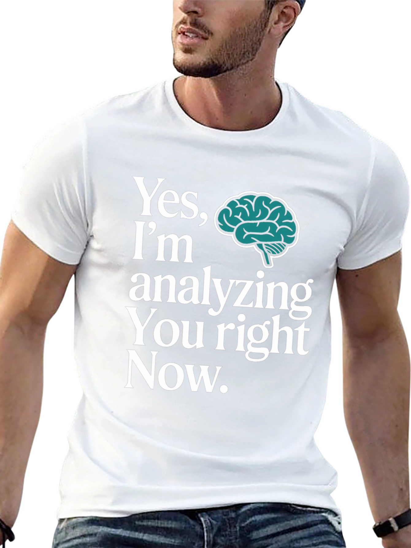 Analyzing You Brain Graphic T-Shirt