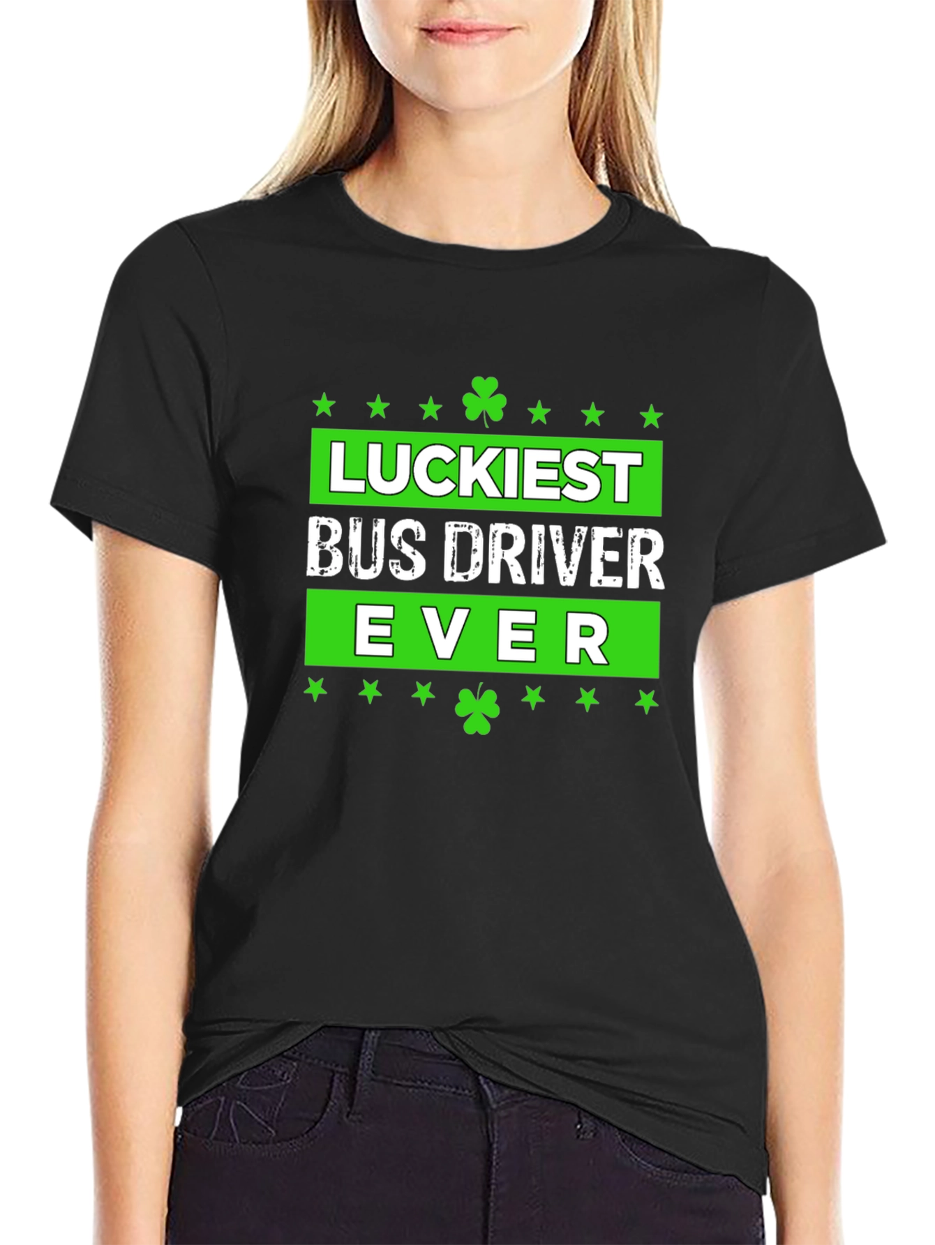 Luckiest Bus Driver Ever St. Patricks Day T-Shirt