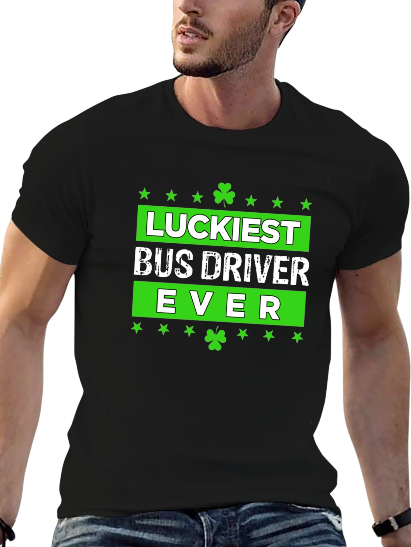 Luckiest Bus Driver Ever St. Patricks Day T-Shirt