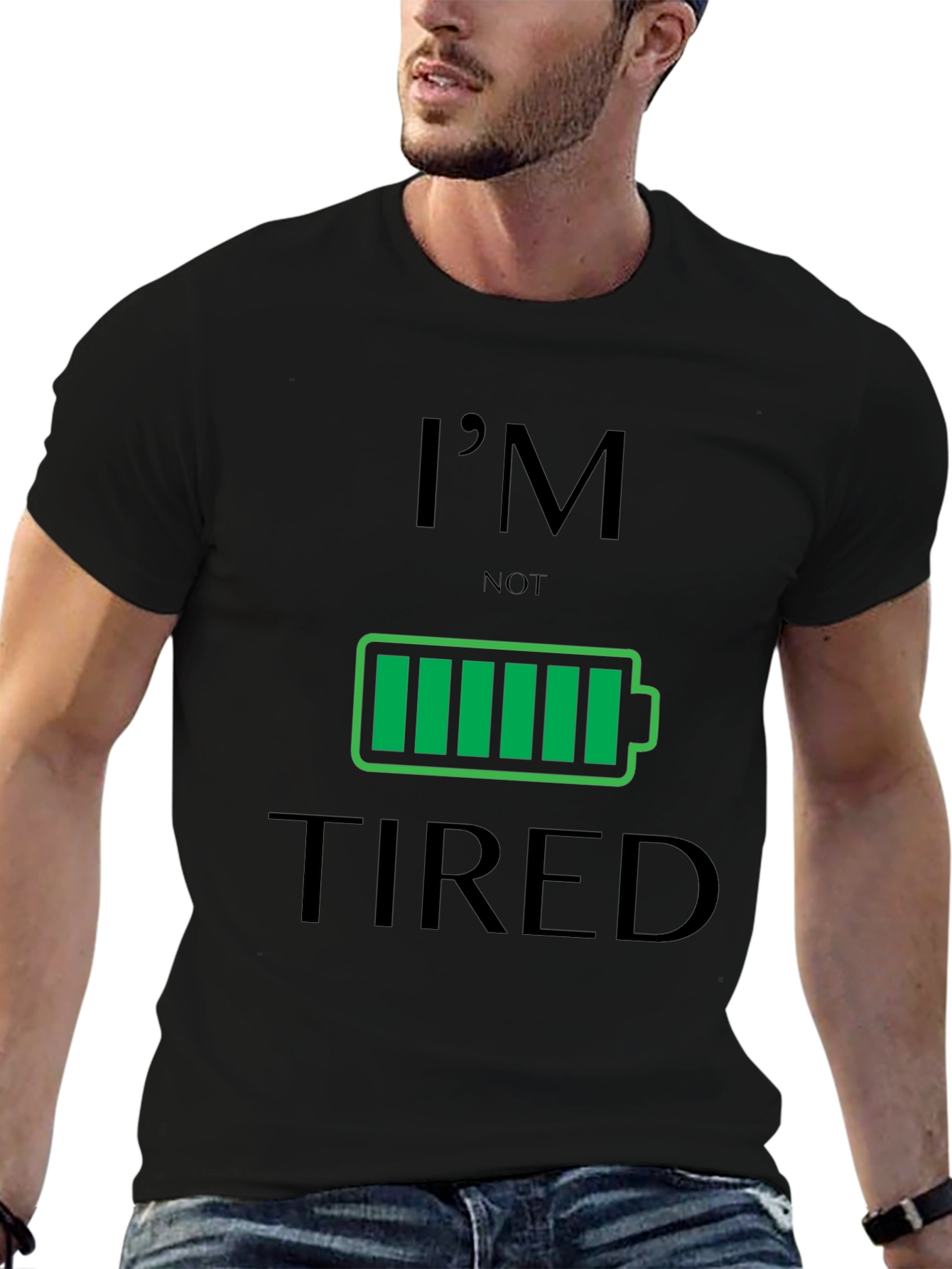 Im Not Tired Battery Graphic Tee