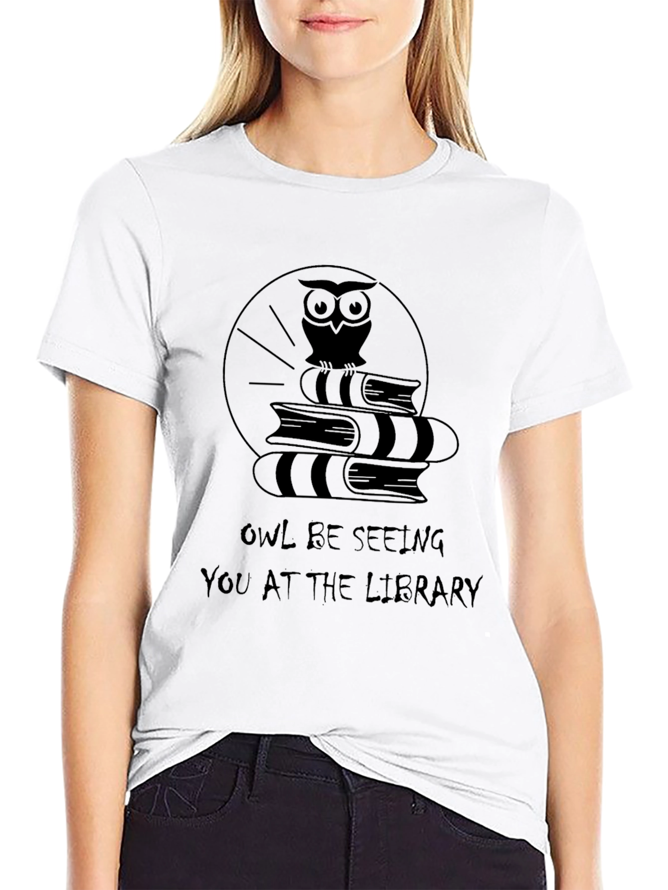 Owl Be Seeing You at the Library T-Shirt