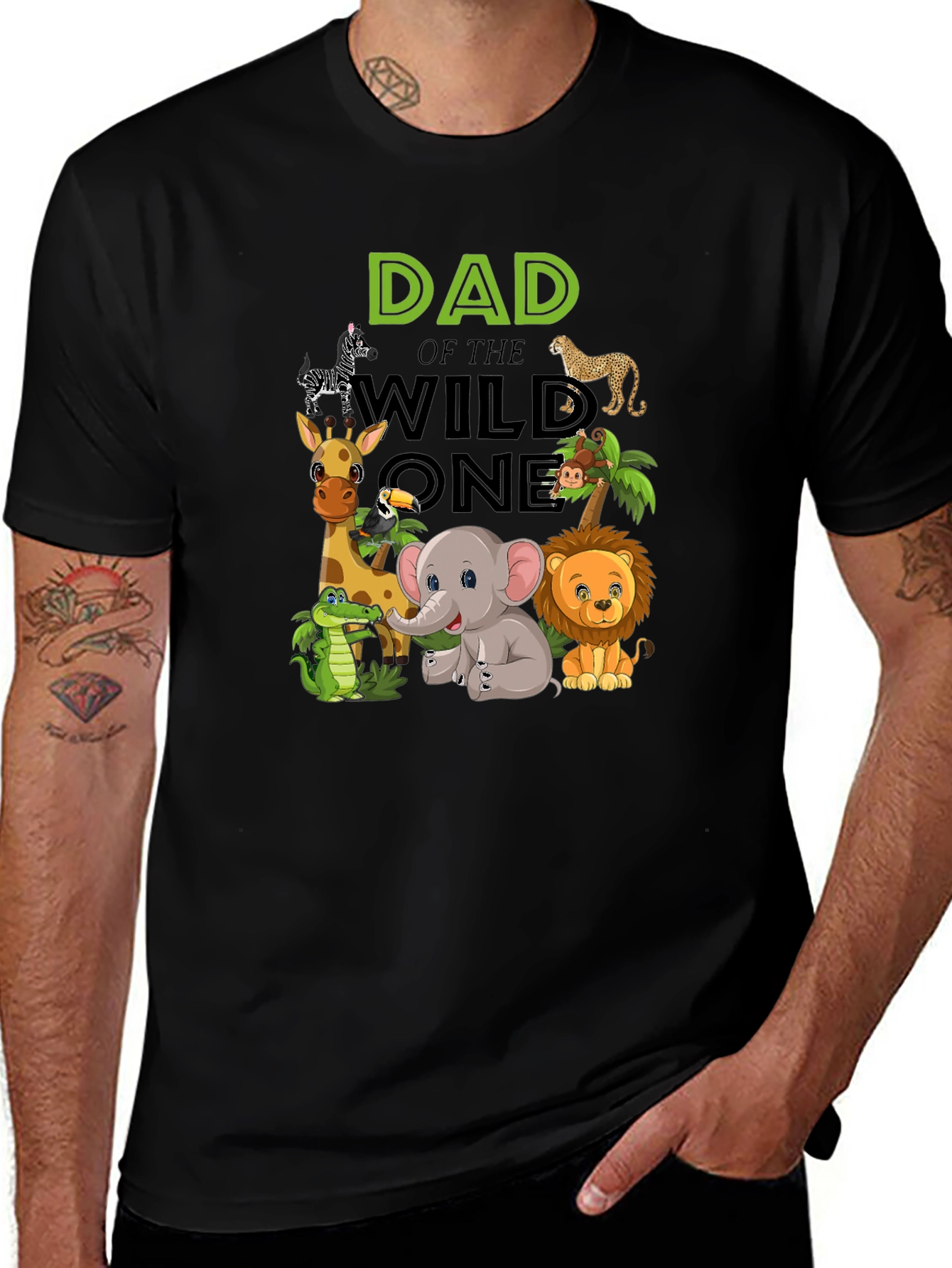 Dad of the Wild One Graphic Tee