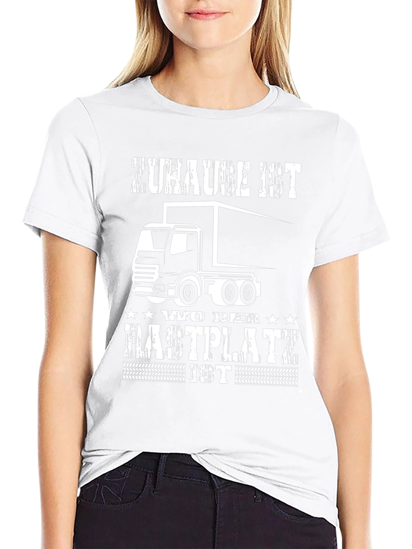 Trucker T-Shirt - Zuhause Ist Wo Der Rastplatz Ist