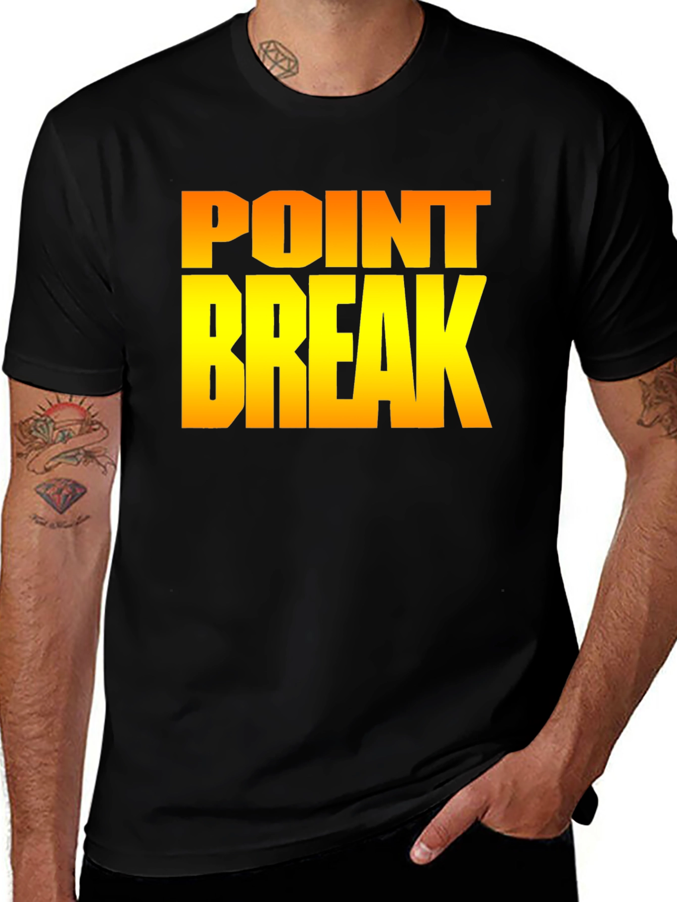 Point Break Graphic Tee - Black