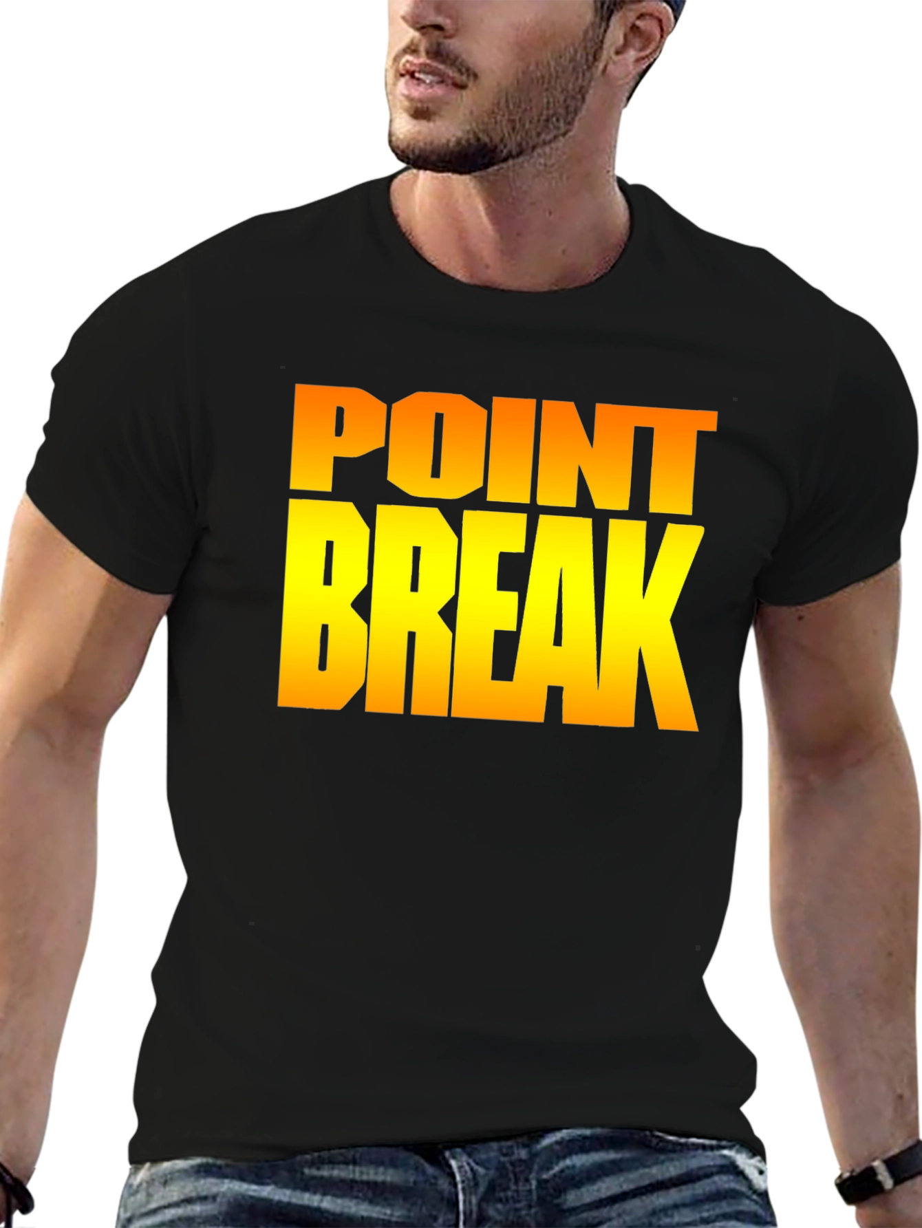 Point Break Graphic Tee - Black