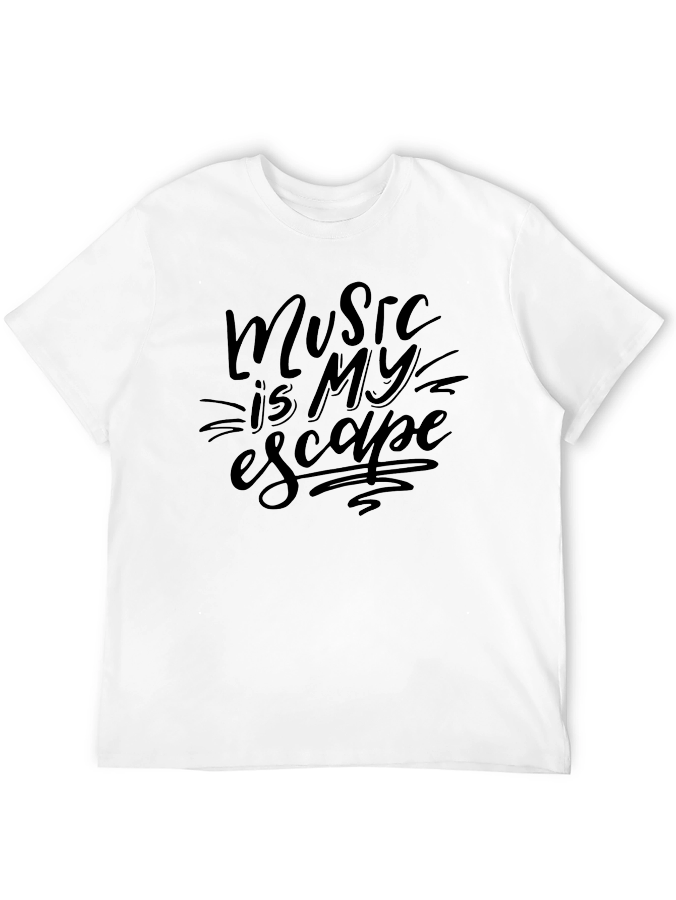 Music is My Escape Graphic T-Shirt