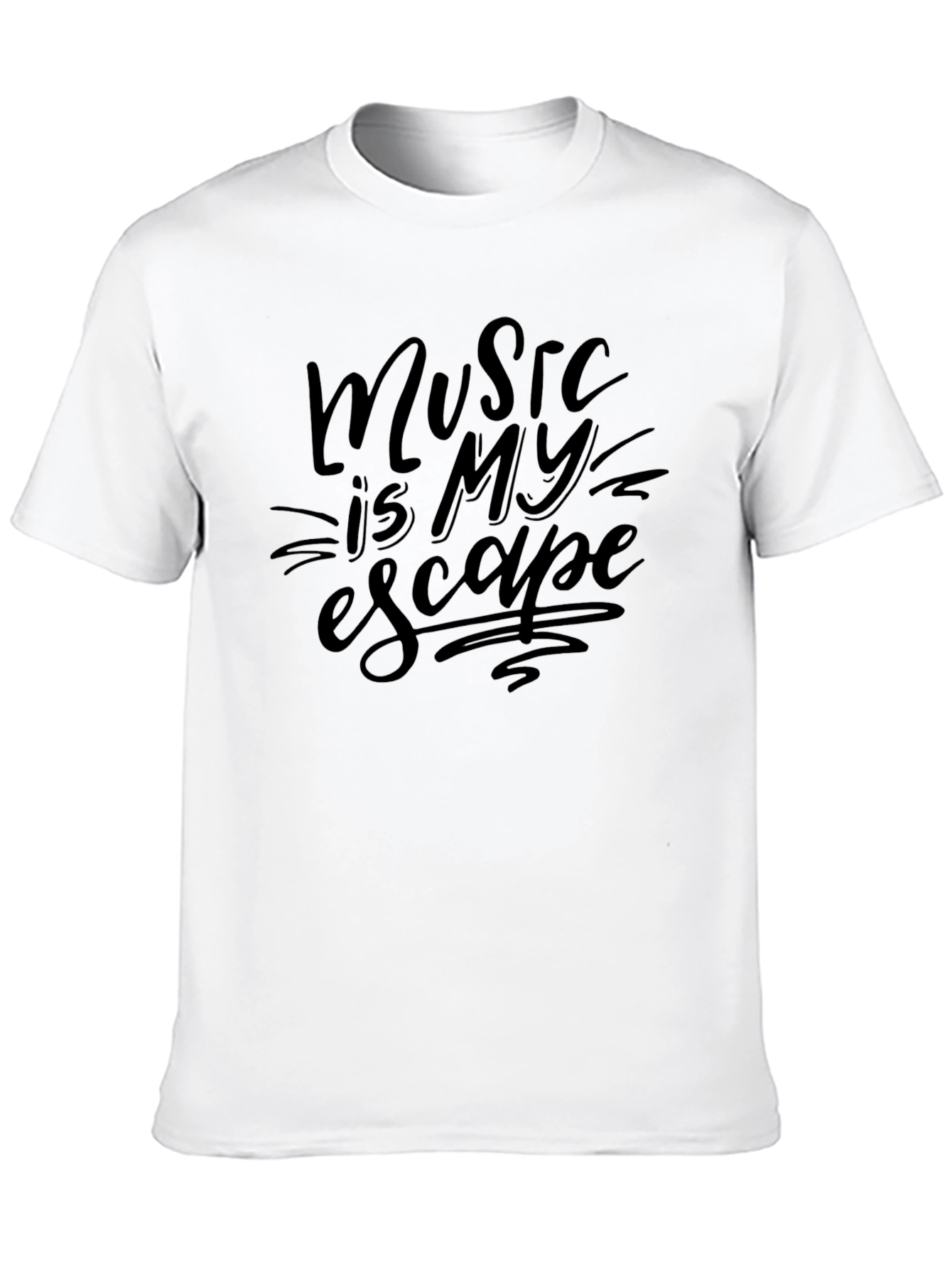 Music is My Escape Graphic T-Shirt