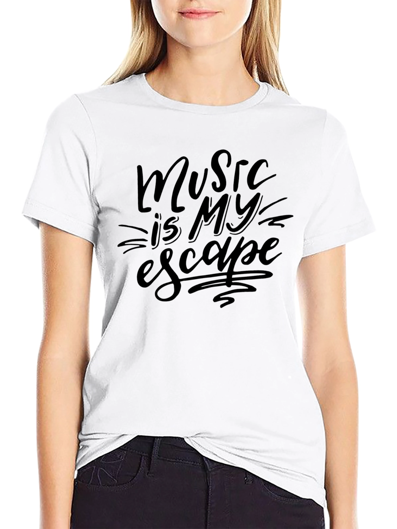 Music is My Escape Graphic T-Shirt