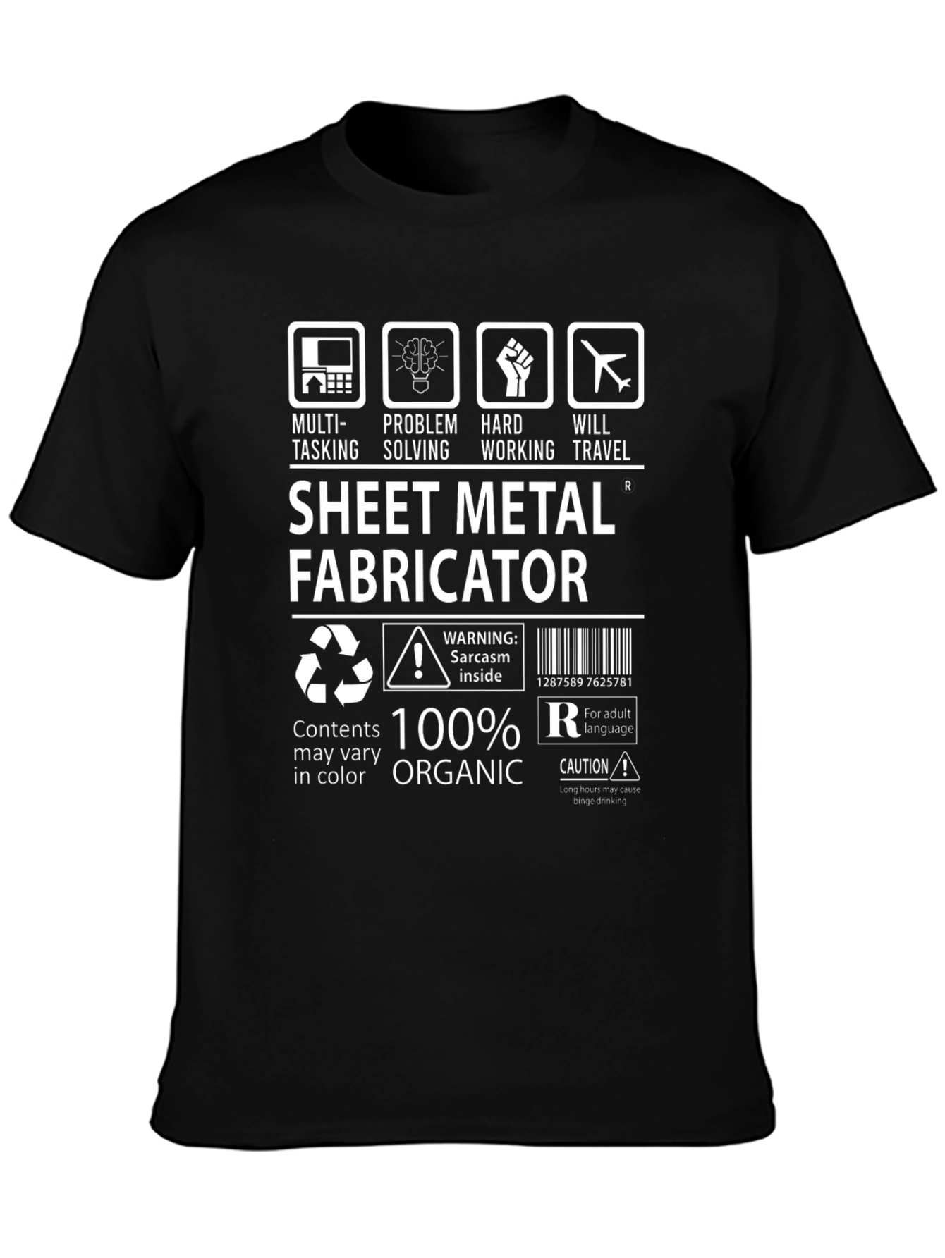 Sheet Metal Fabricator Graphic Tee