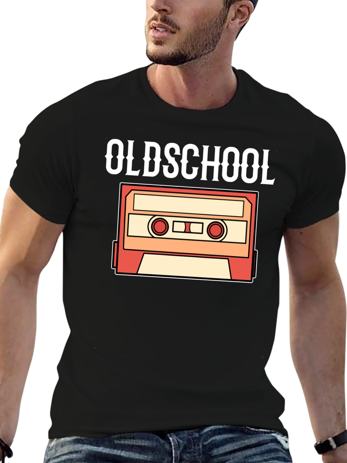 Oldschool Cassette Tape Graphic Tee