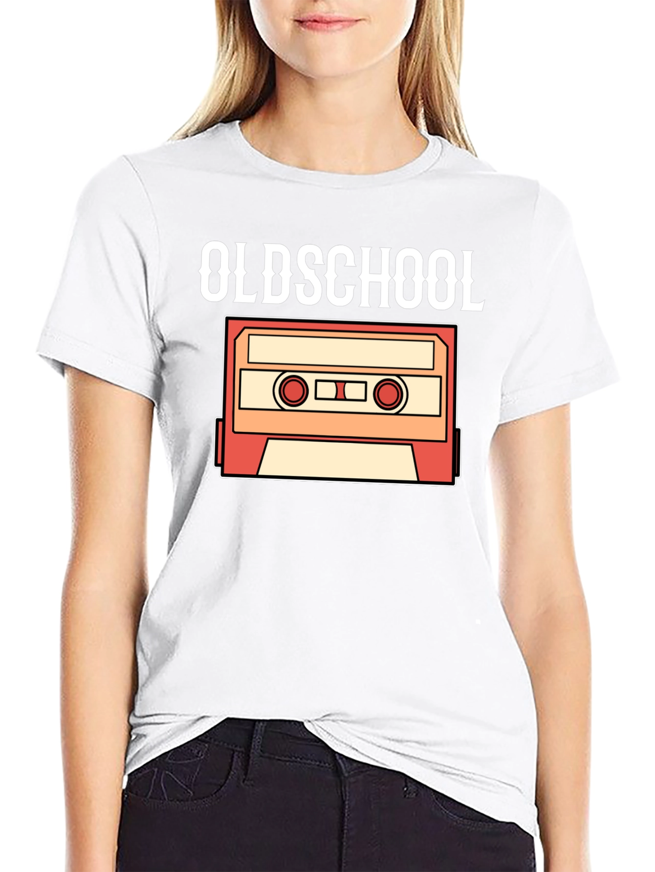 Oldschool Cassette Tape Graphic Tee