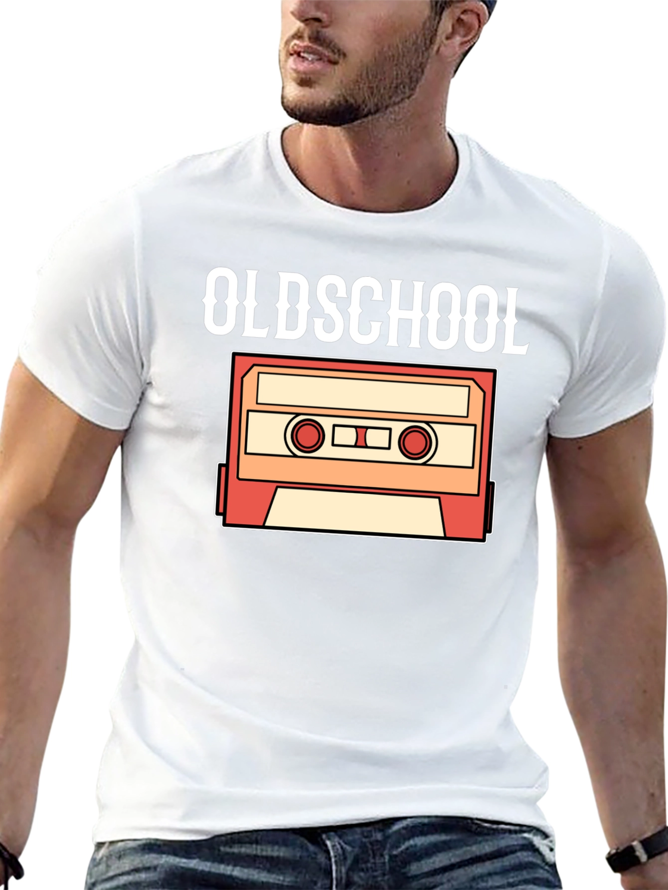Oldschool Cassette Tape Graphic Tee