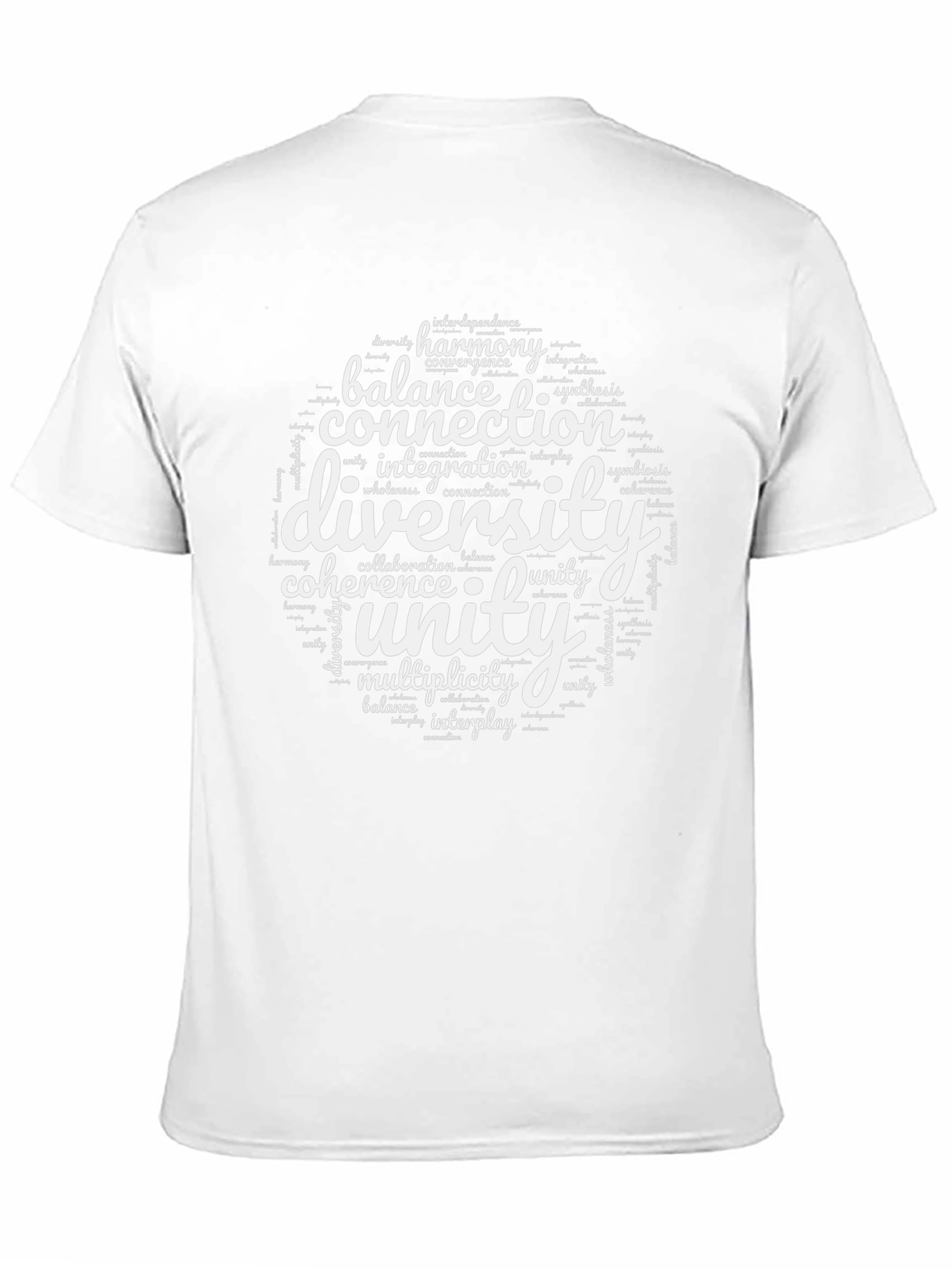Unity Diversity Harmony Black T-Shirt