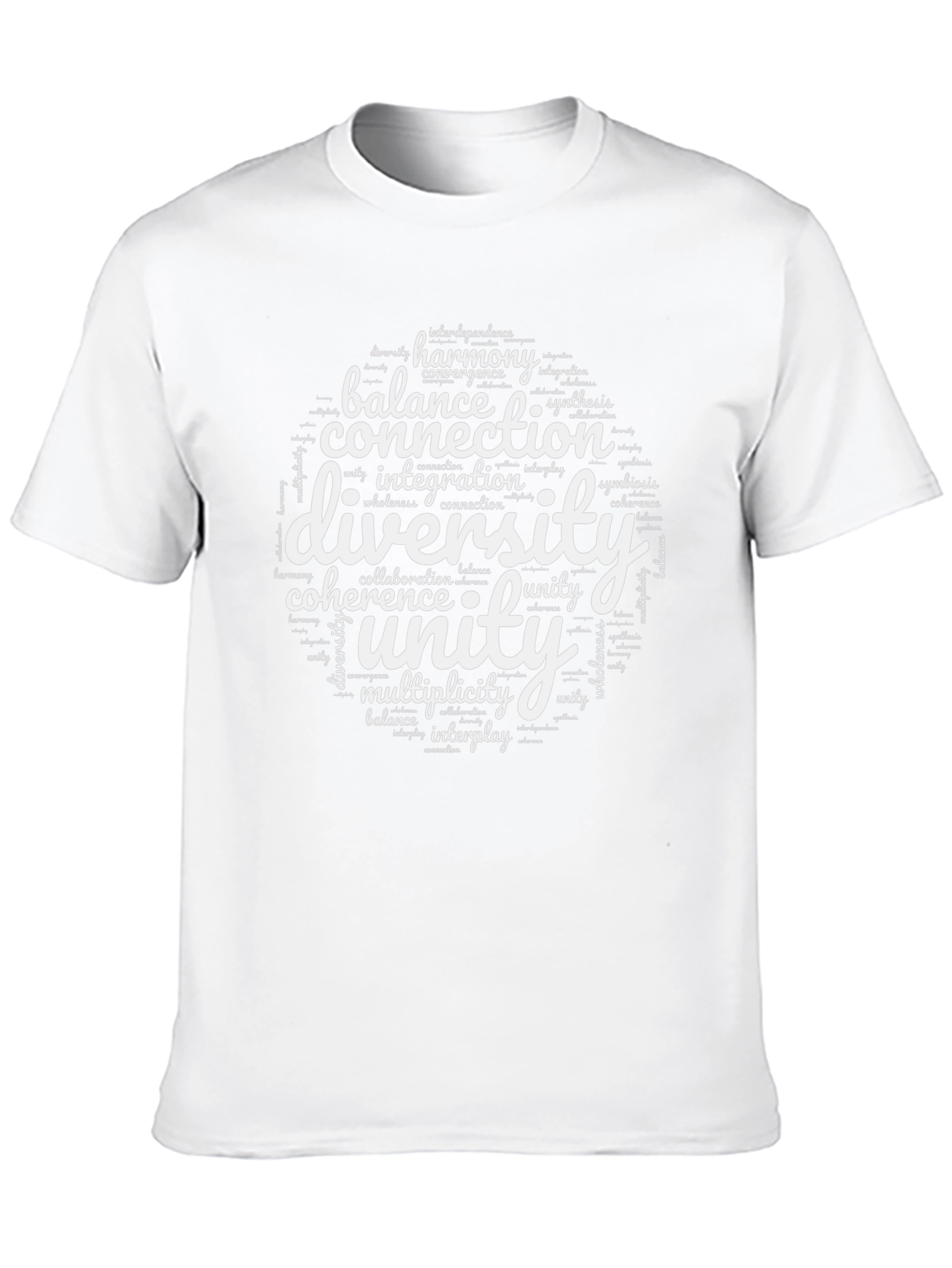 Unity Diversity Harmony Black T-Shirt