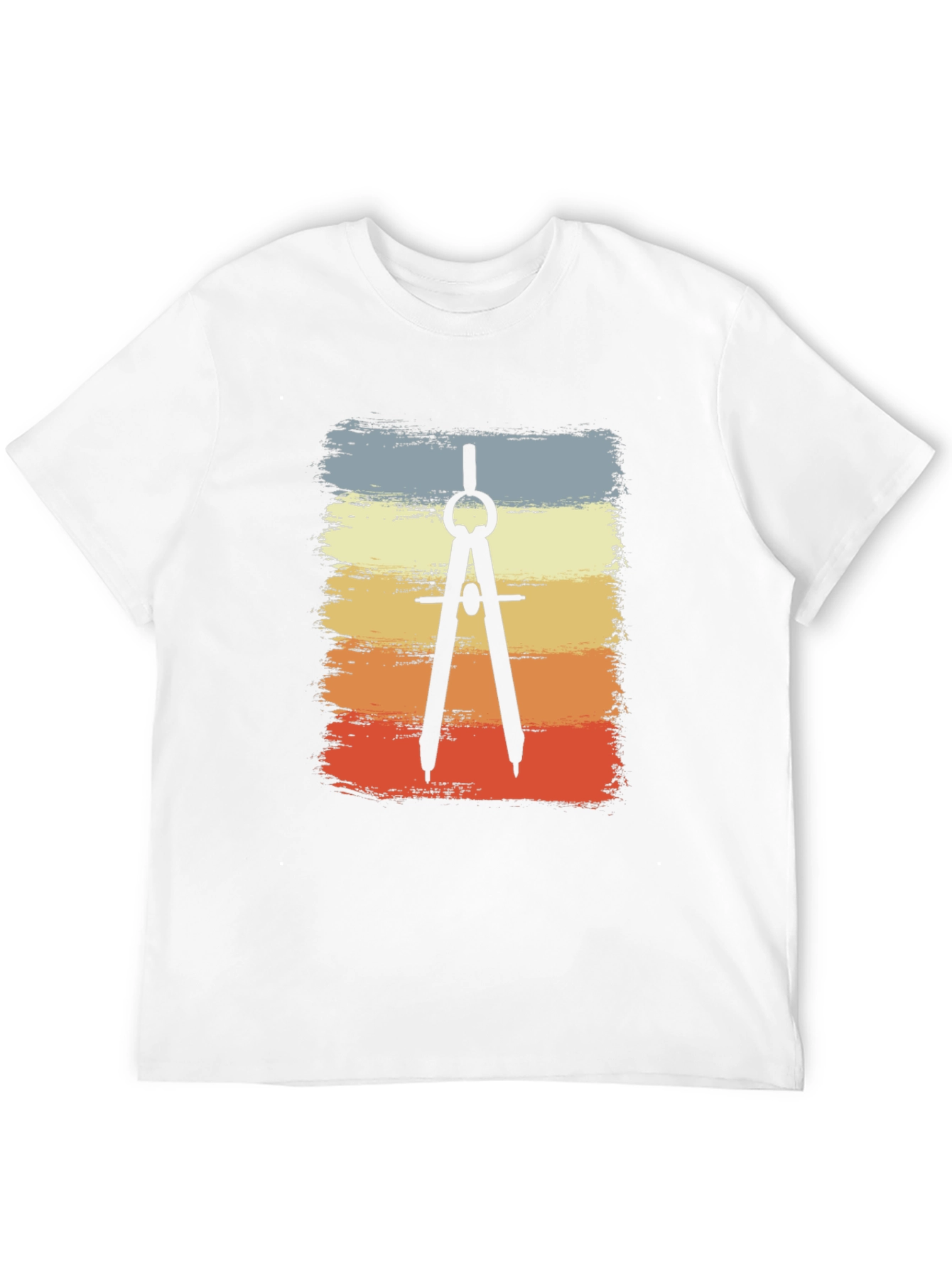 Retro Architect Compass T-Shirt