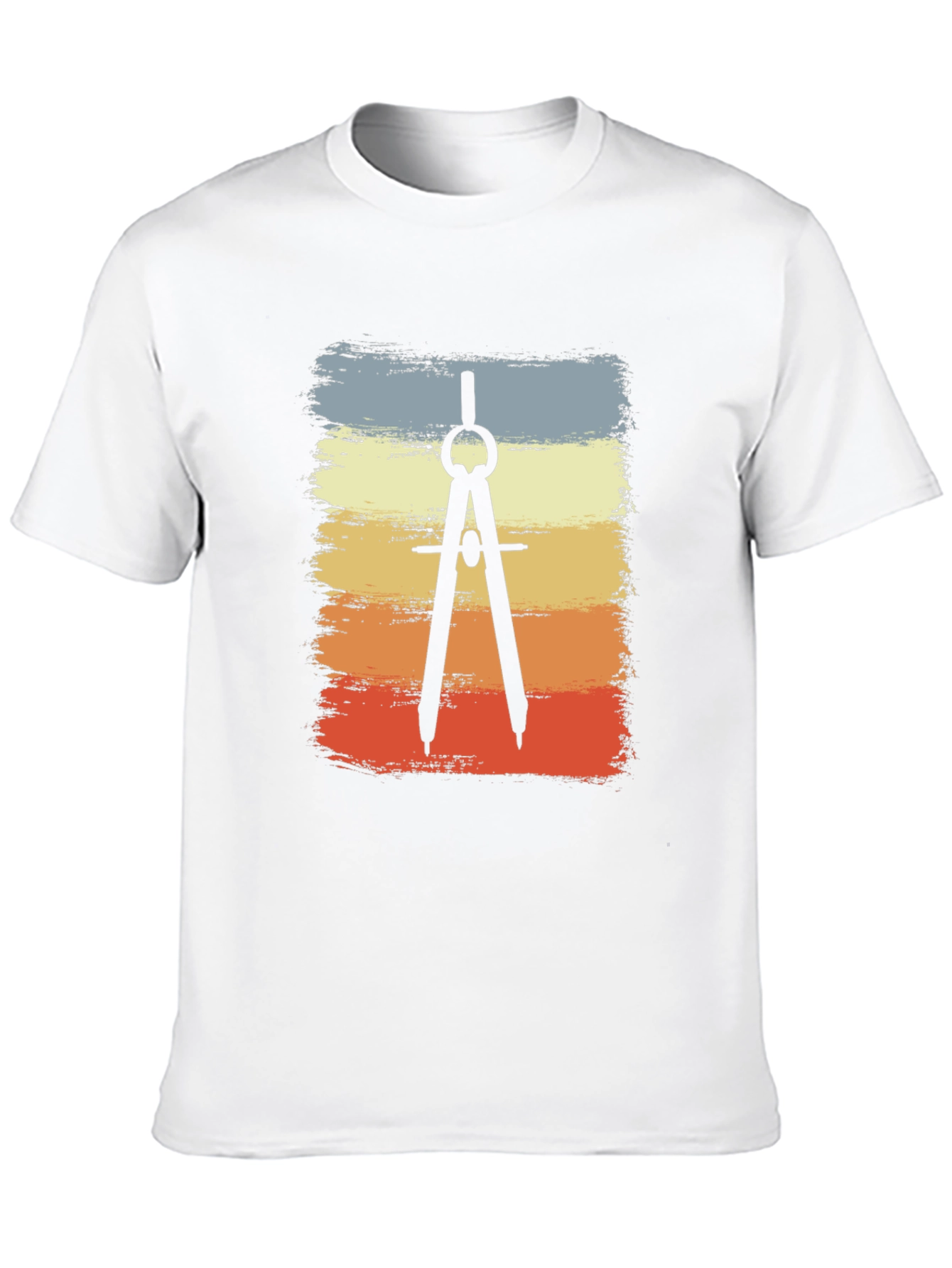 Retro Architect Compass T-Shirt