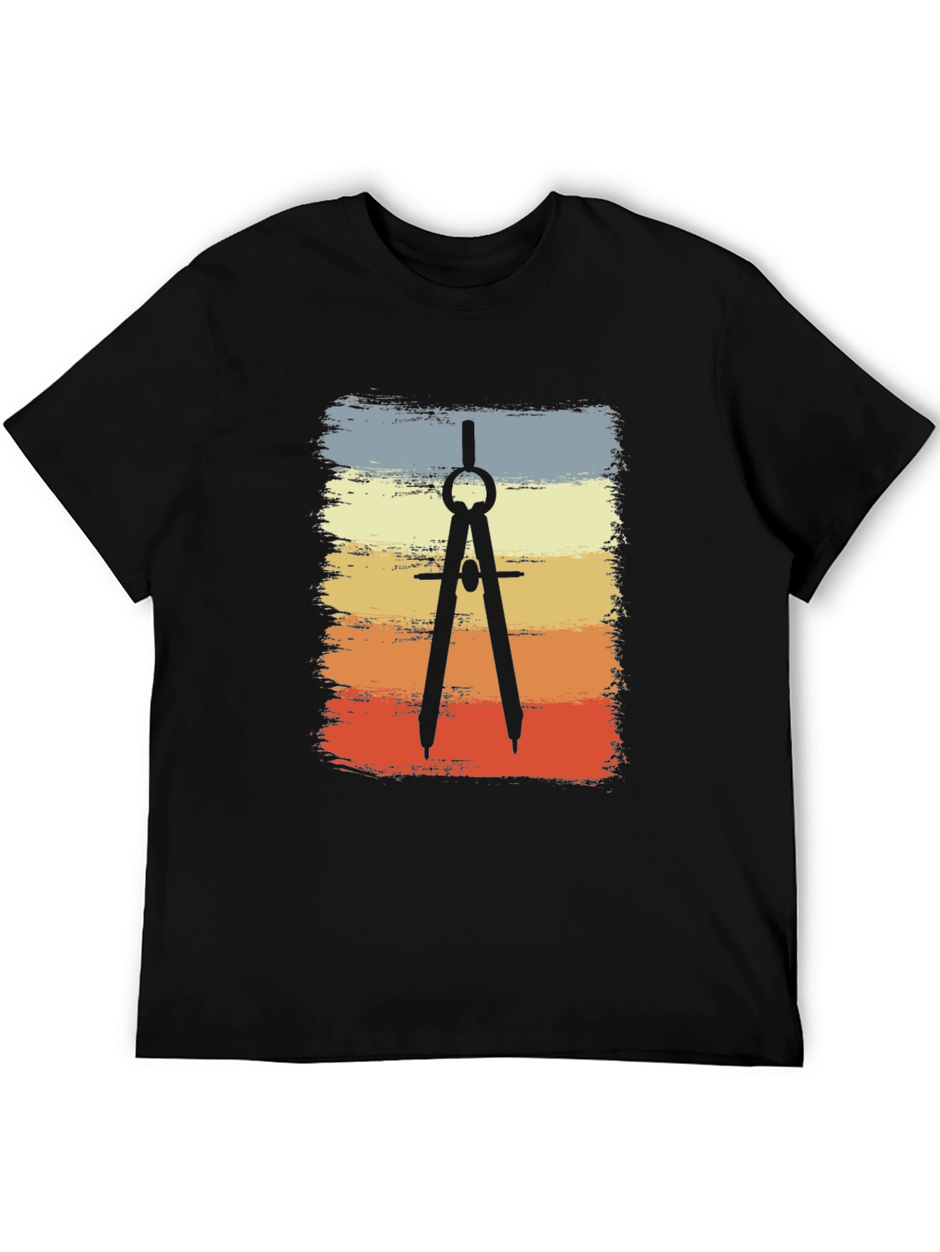 Retro Architect Compass T-Shirt